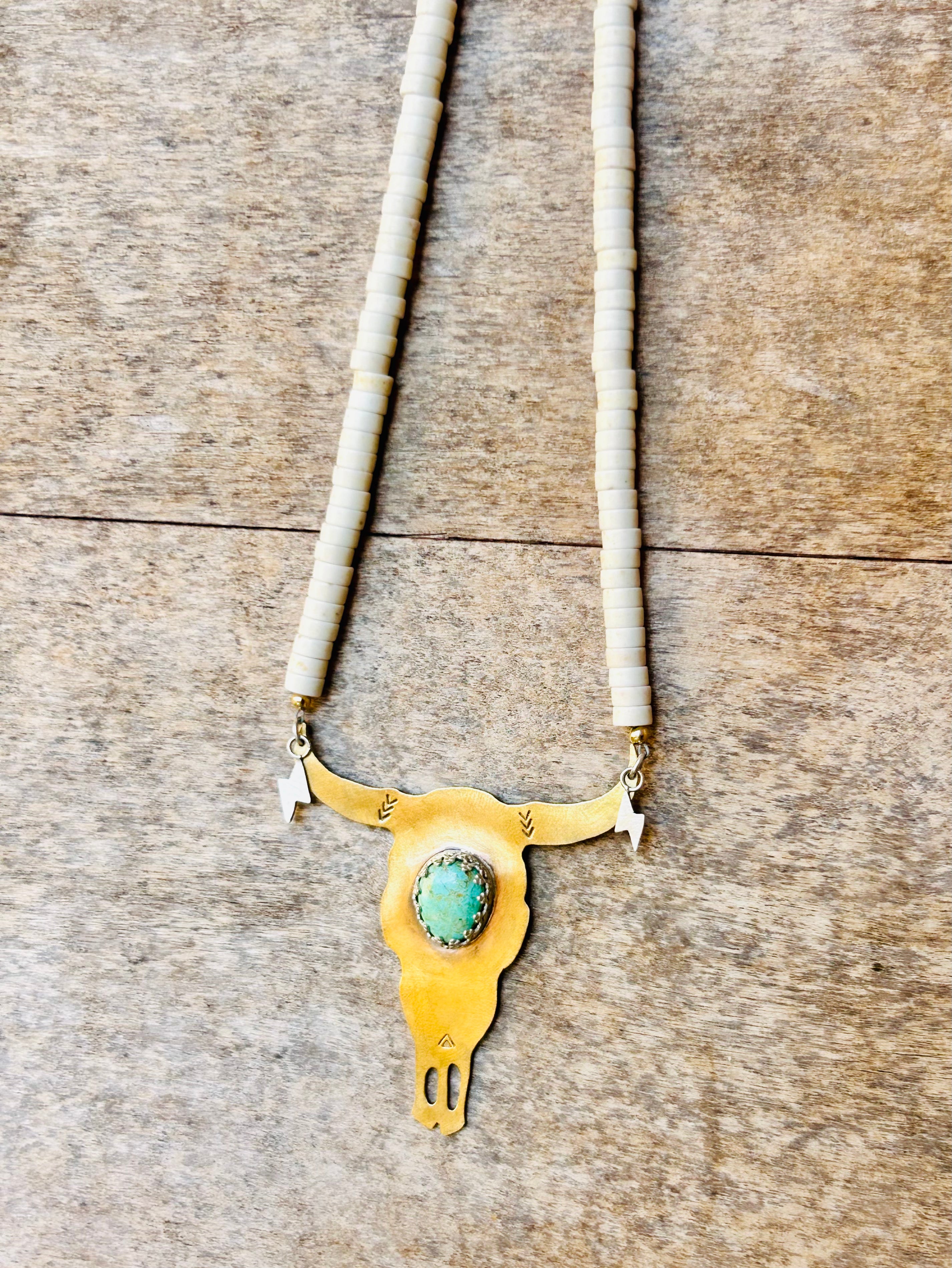 Neon Cowgirl Lightning Necklace - Jennifer Cervelli Jewelry