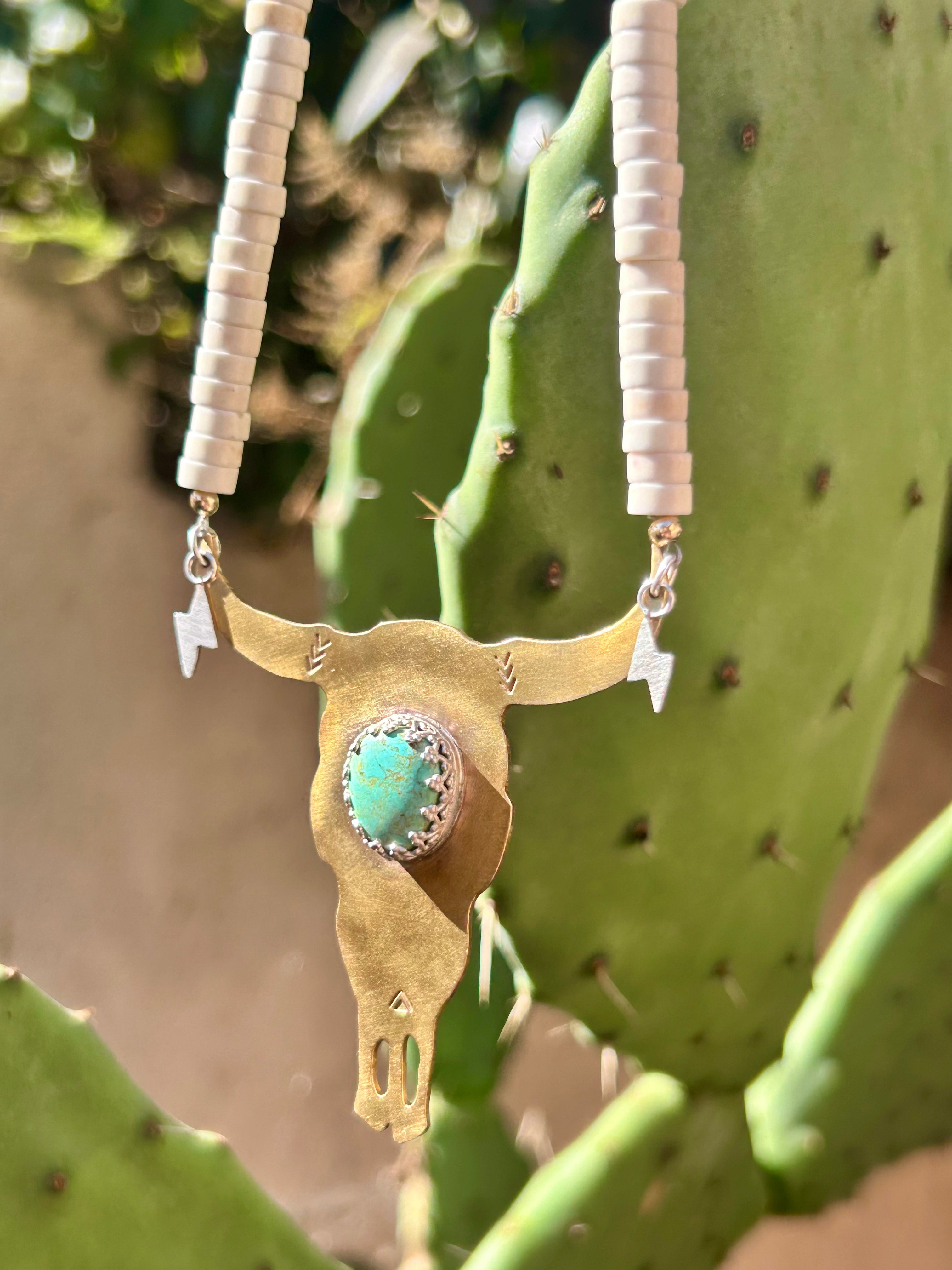 Neon Cowgirl Lightning Necklace - Jennifer Cervelli Jewelry