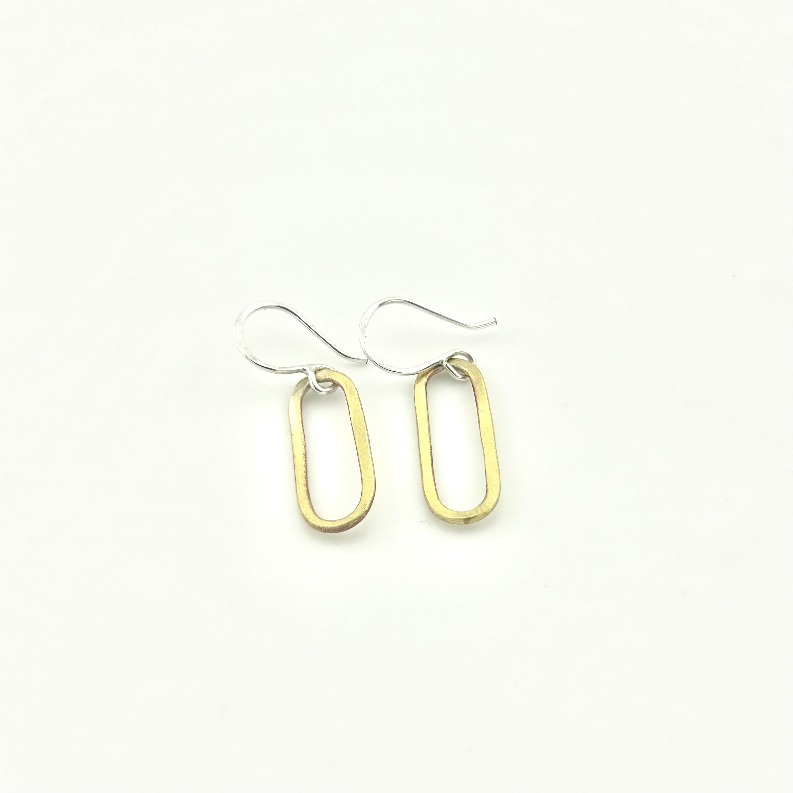 Paperclip Drop Earrings - Jennifer Cervelli Jewelry