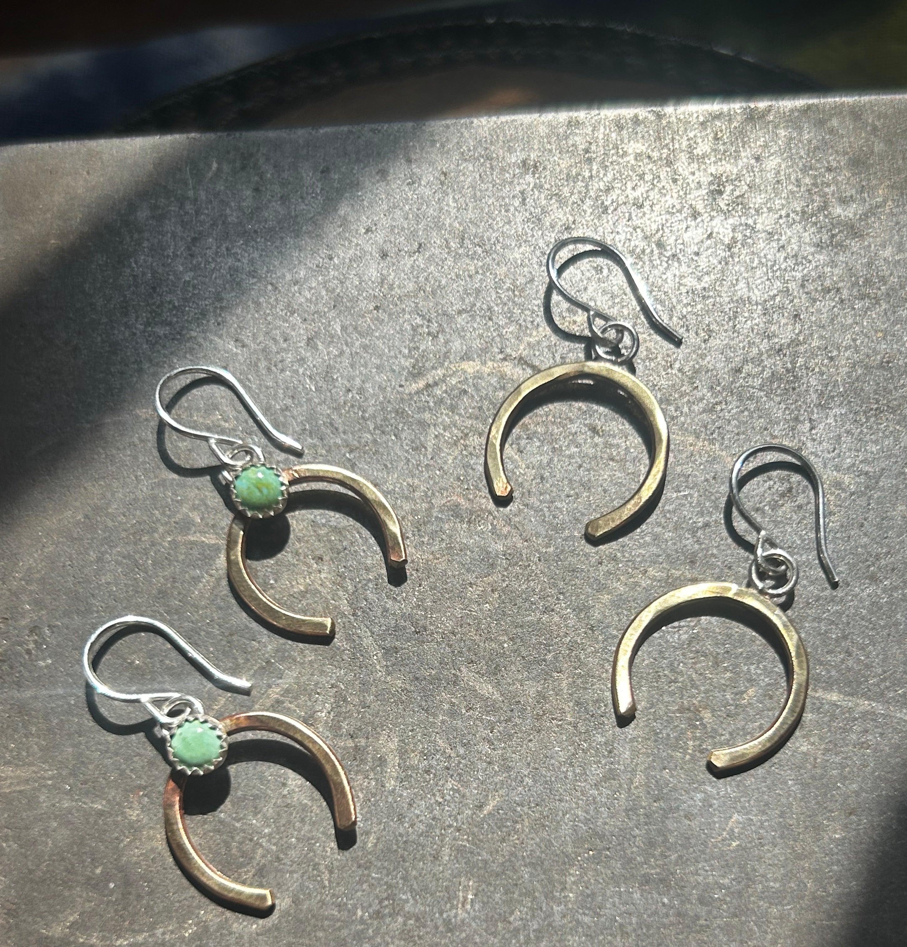 Lucky Horseshoe Drop Earrings - Jennifer Cervelli Jewelry