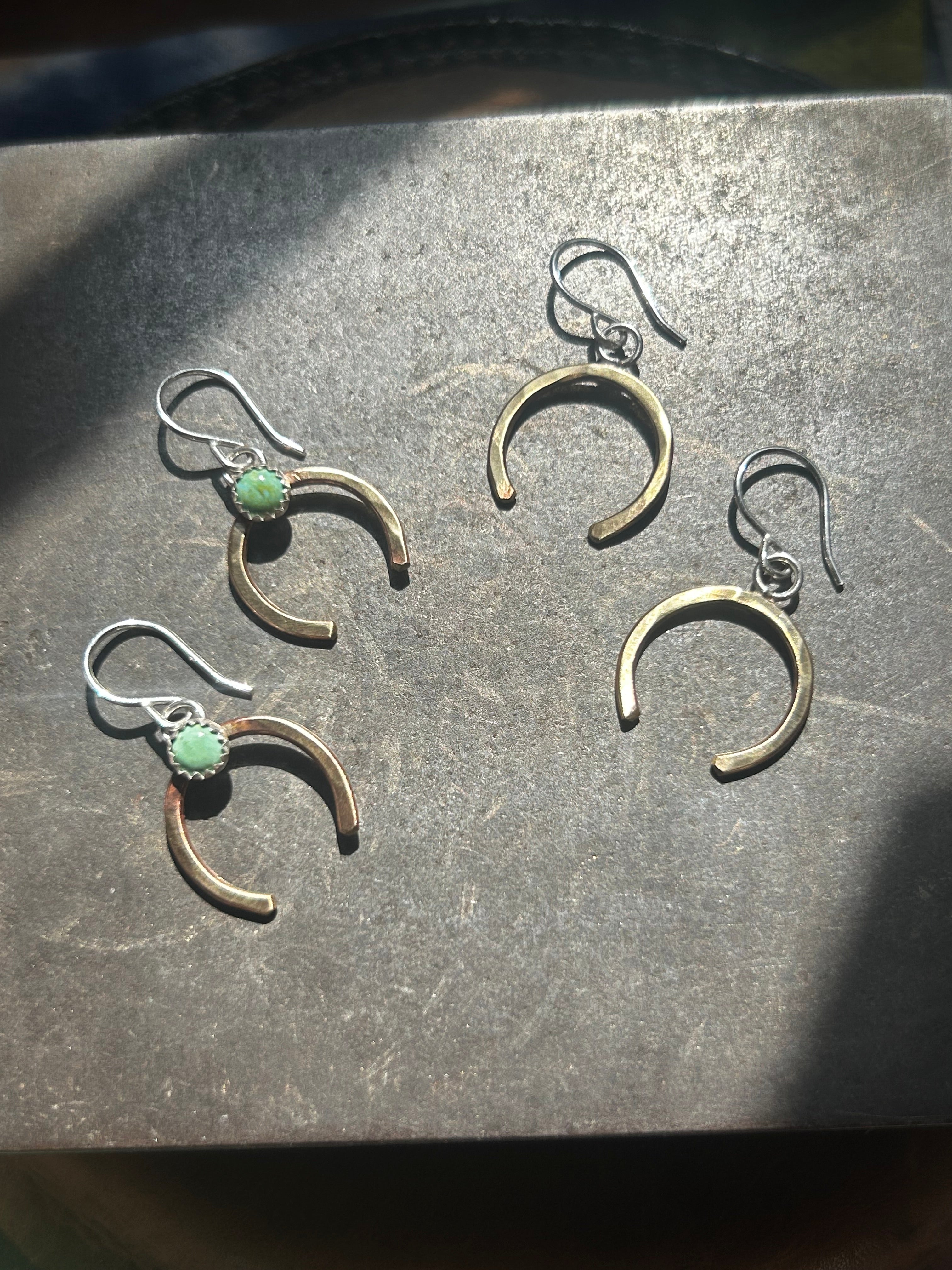 Lucky Horseshoe Drop Earrings - Jennifer Cervelli Jewelry