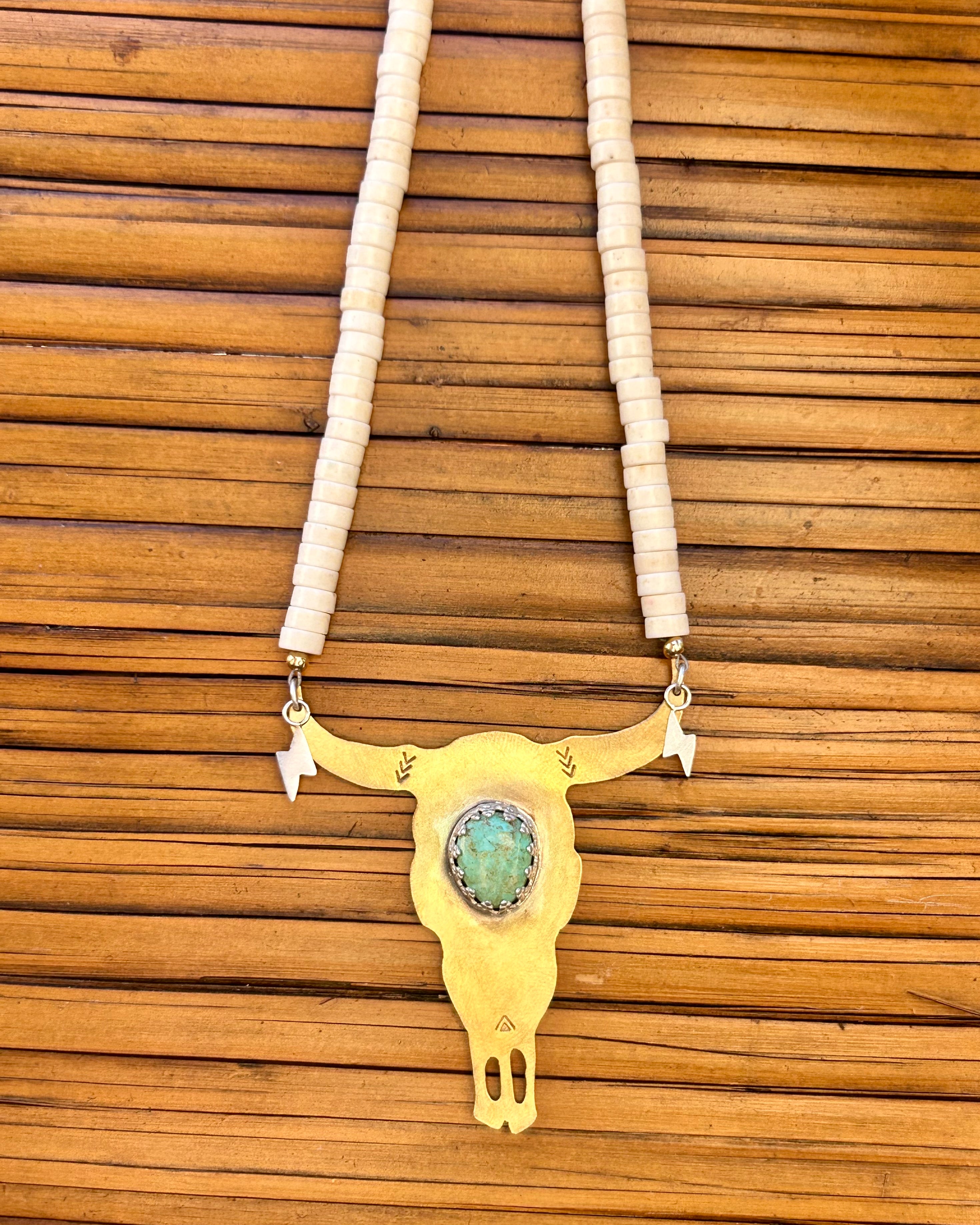 Neon Cowgirl Lightning Necklace - Jennifer Cervelli Jewelry