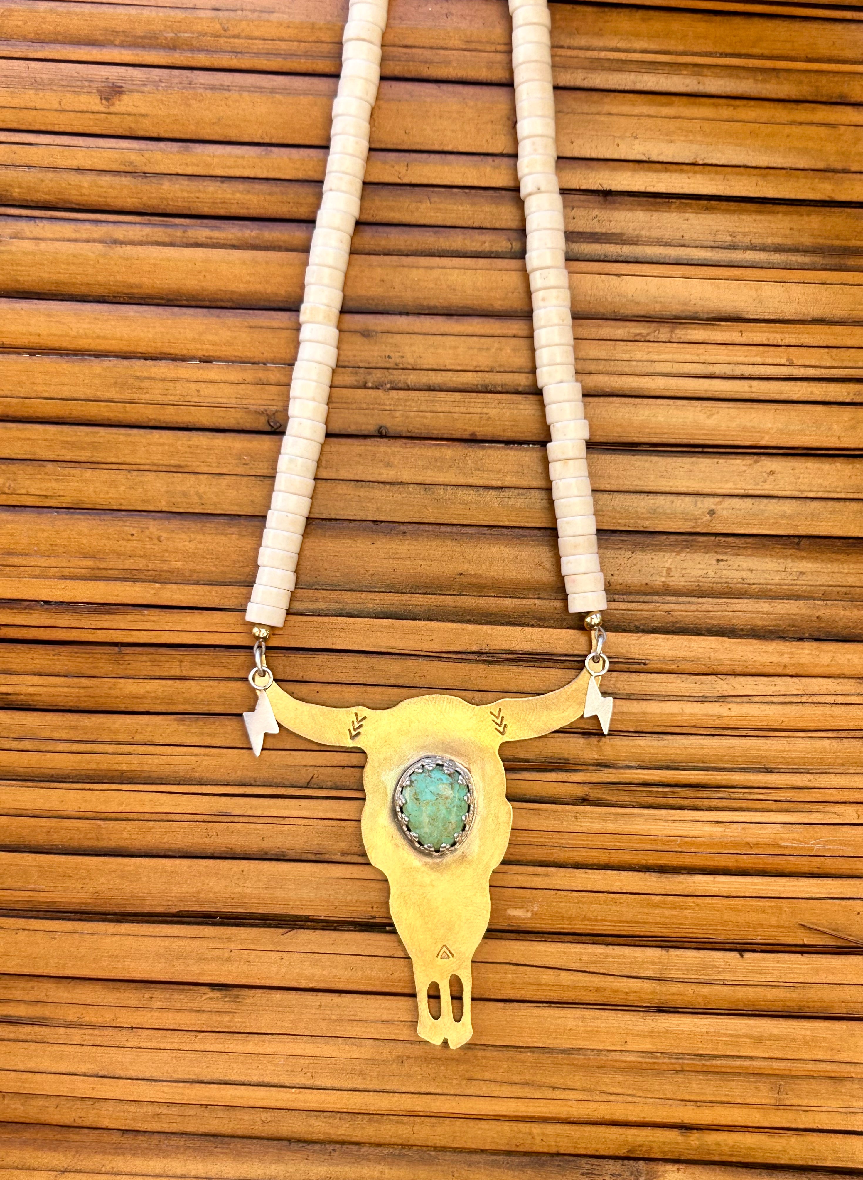 Neon Cowgirl Lightning Necklace - Jennifer Cervelli Jewelry