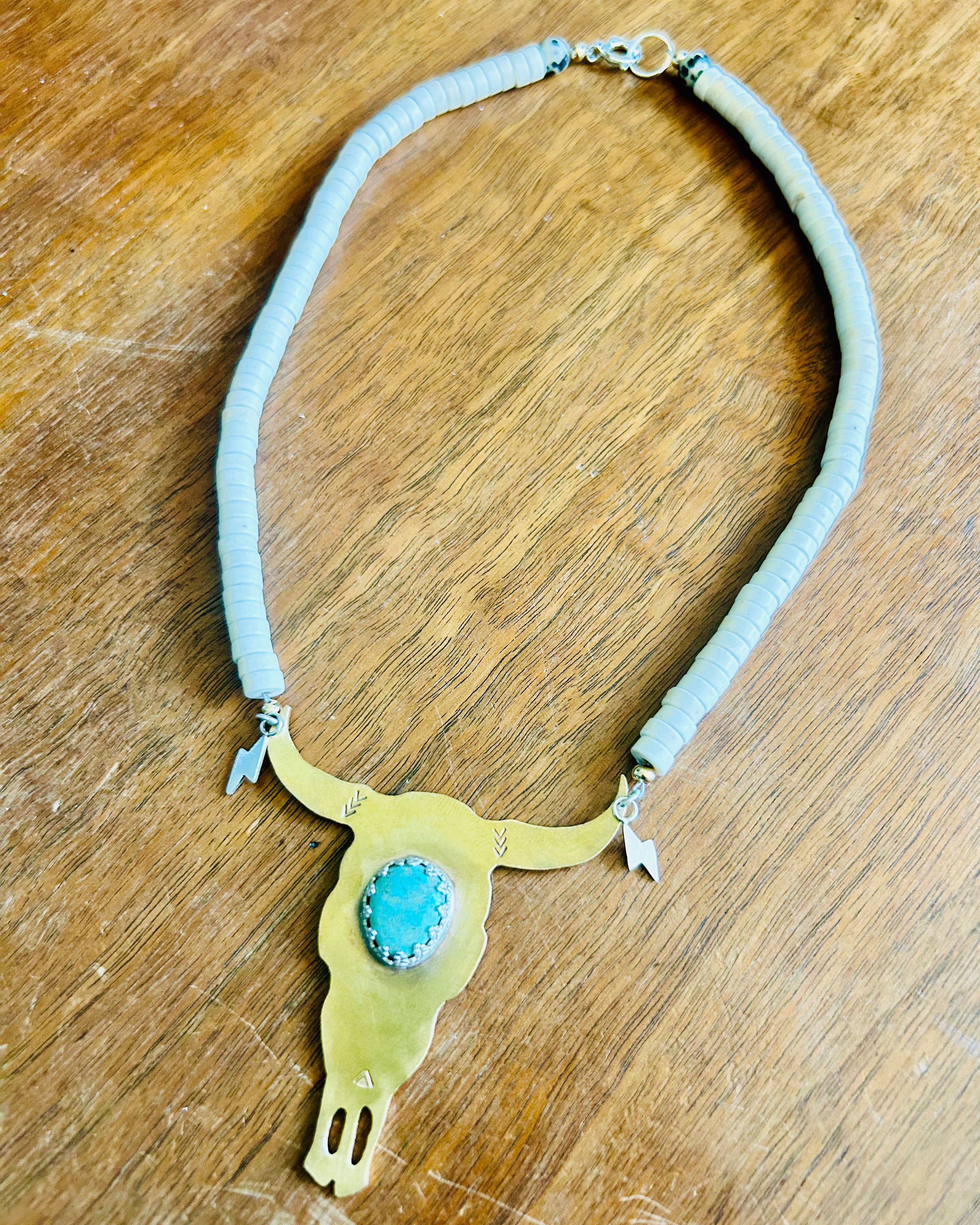 Neon Cowgirl Lightning Necklace - Jennifer Cervelli Jewelry