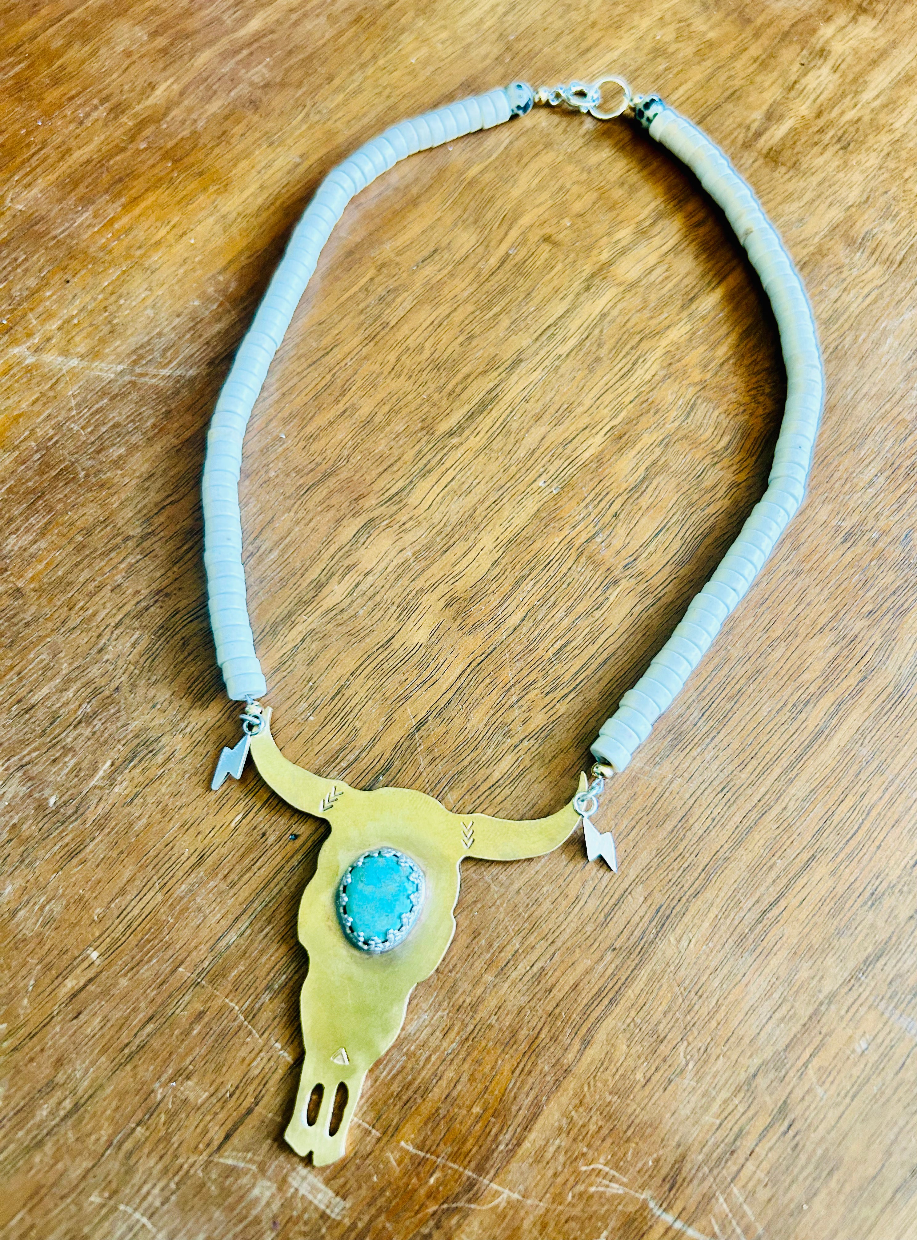 Neon Cowgirl Lightning Necklace - Jennifer Cervelli Jewelry