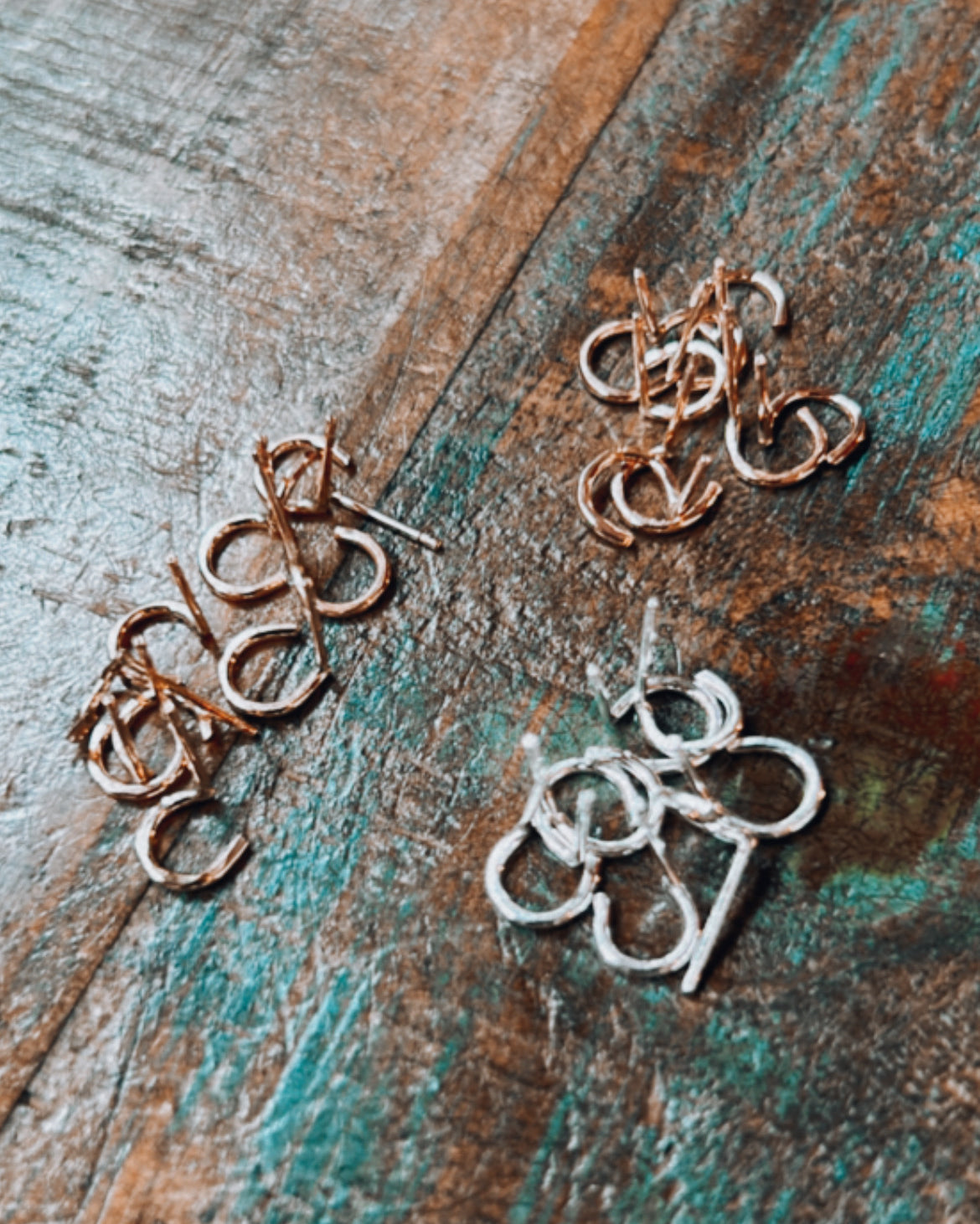 Lucky Horseshoe Stud Earrings - Extra Small - Kids Sizing - Jennifer Cervelli Jewelry