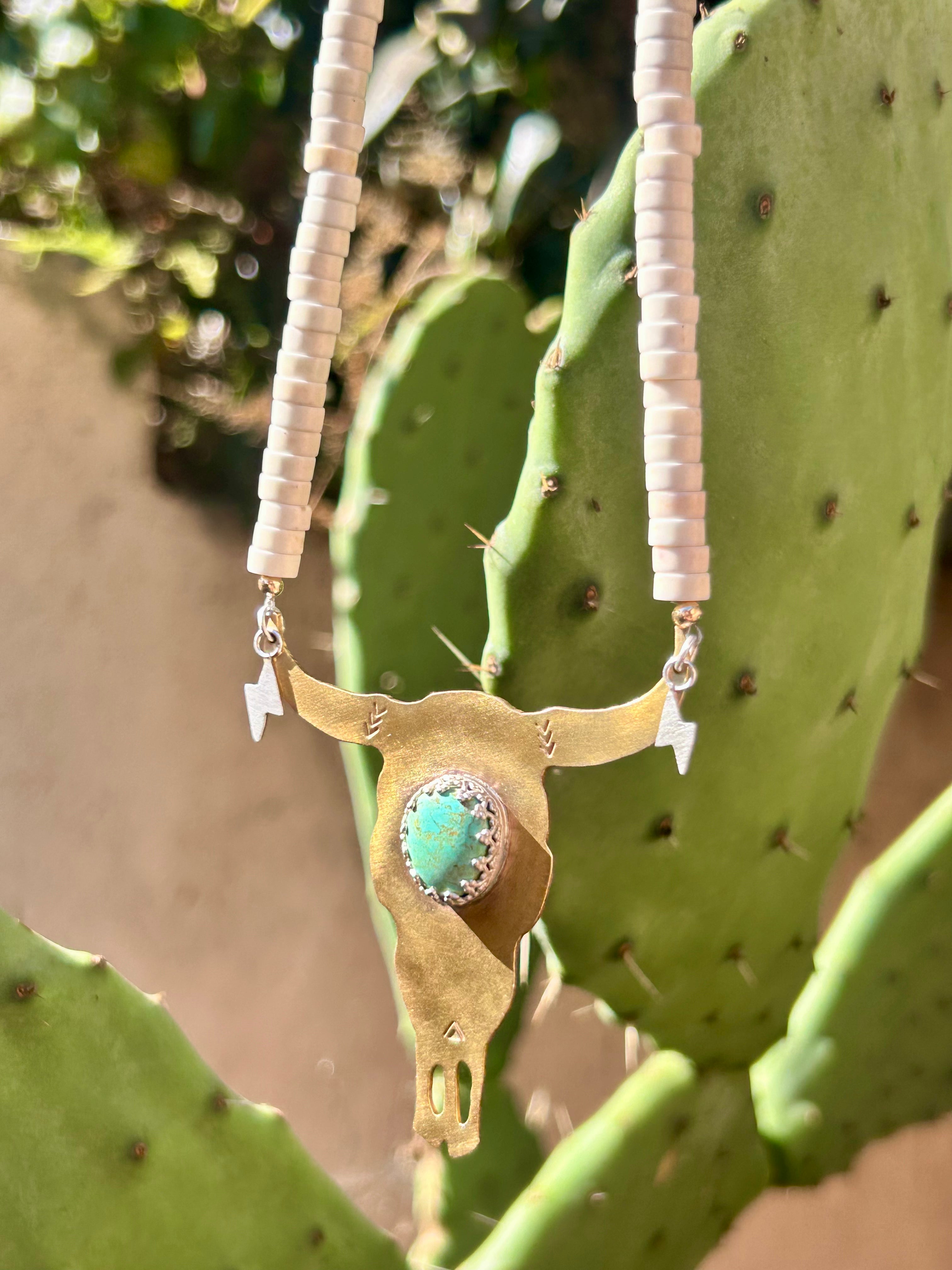 Neon Cowgirl Lightning Necklace - Jennifer Cervelli Jewelry