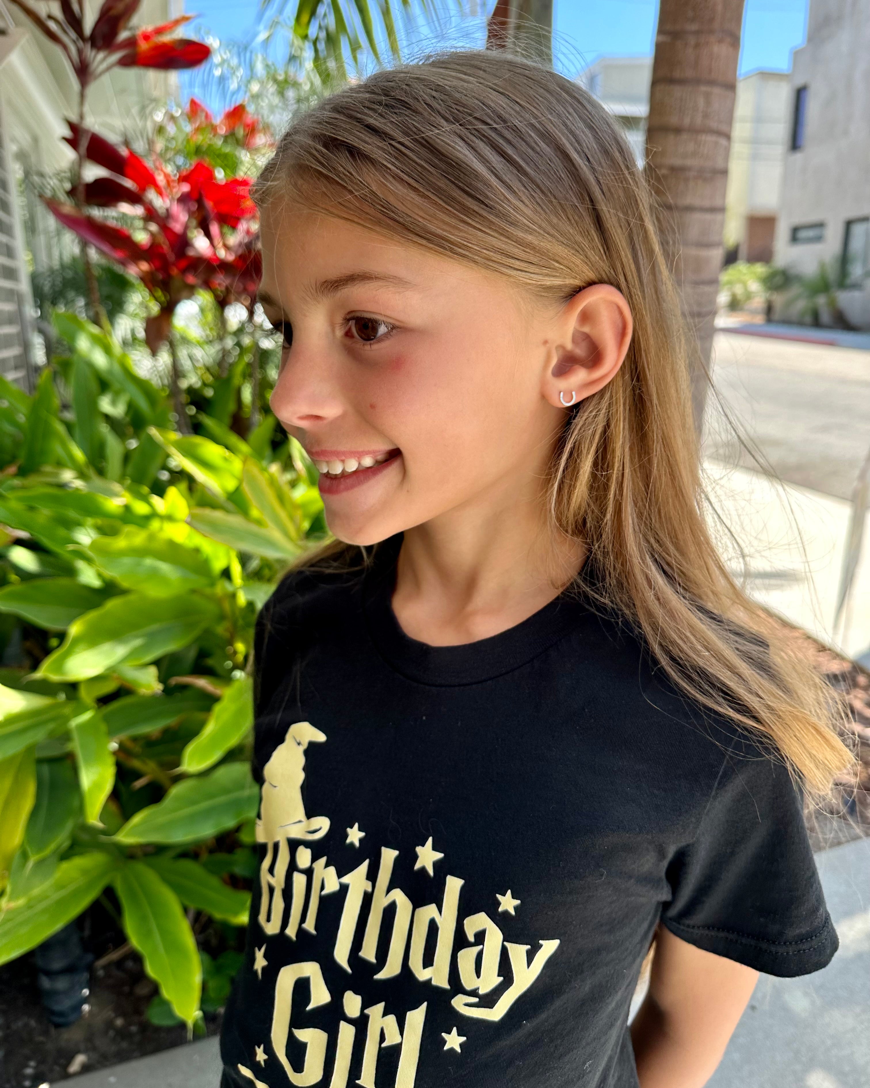 Lucky Horseshoe Stud Earrings - Extra Small - Kids Sizing - Jennifer Cervelli Jewelry