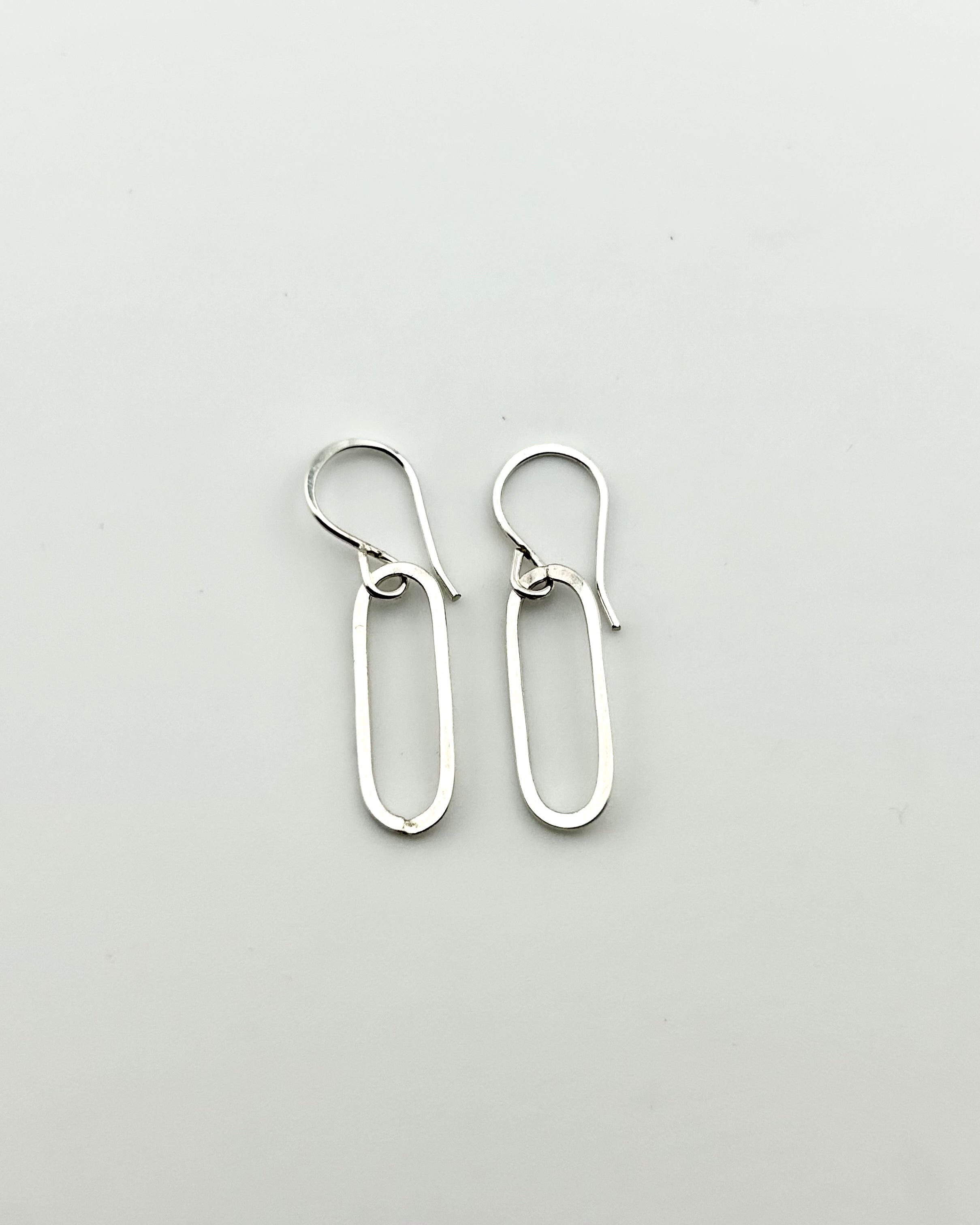 Paperclip Drop Earrings - Jennifer Cervelli Jewelry
