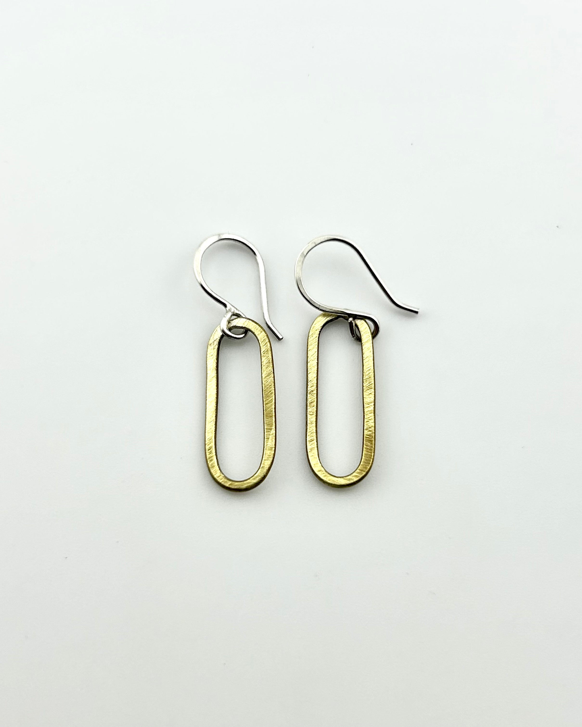 Paperclip Drop Earrings - Jennifer Cervelli Jewelry