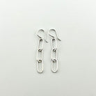 Paperclip Chain Earrings - Jennifer Cervelli Jewelry