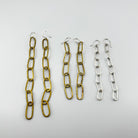 Paperclip Chain Earrings - Jennifer Cervelli Jewelry