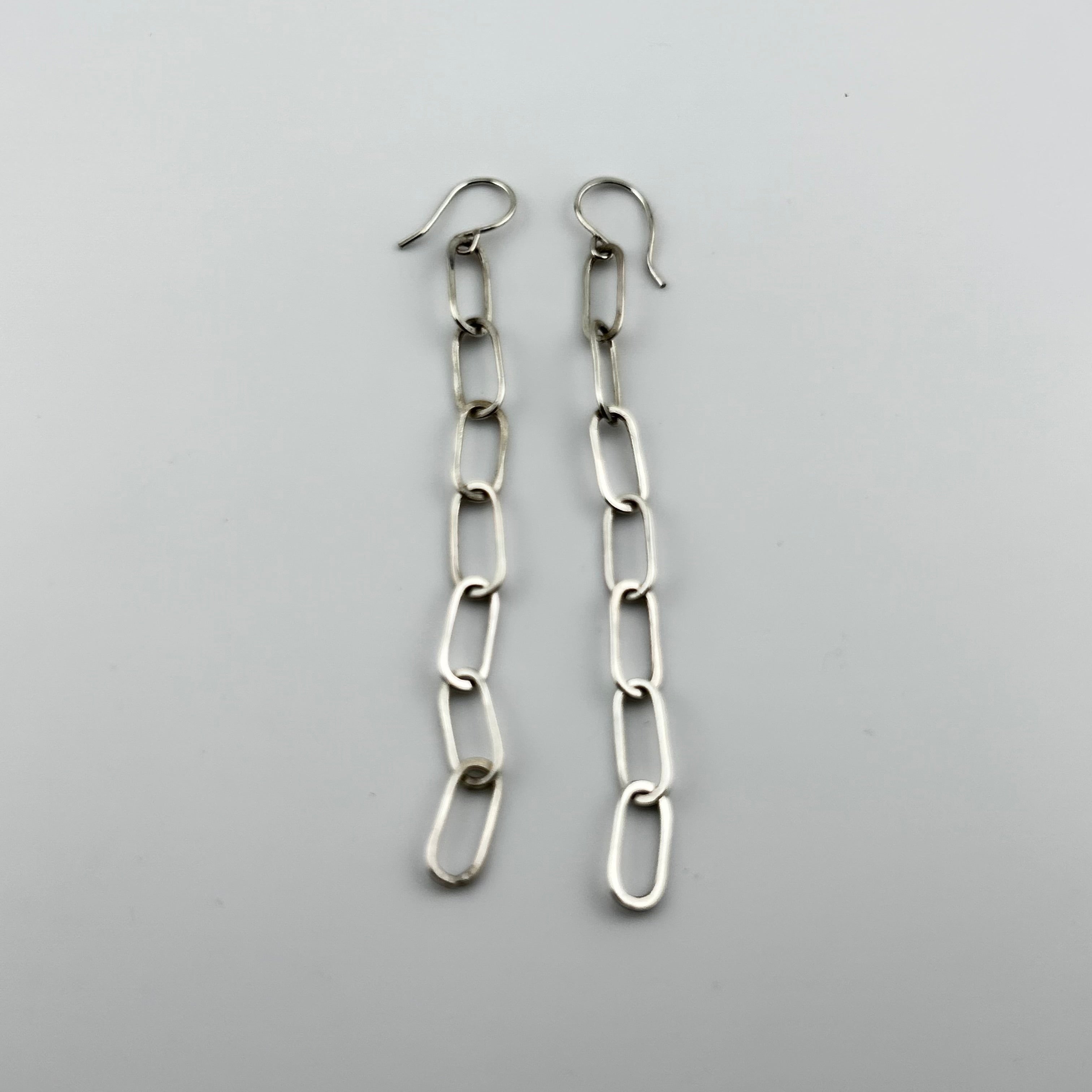 Paperclip Chain Earrings - Jennifer Cervelli Jewelry
