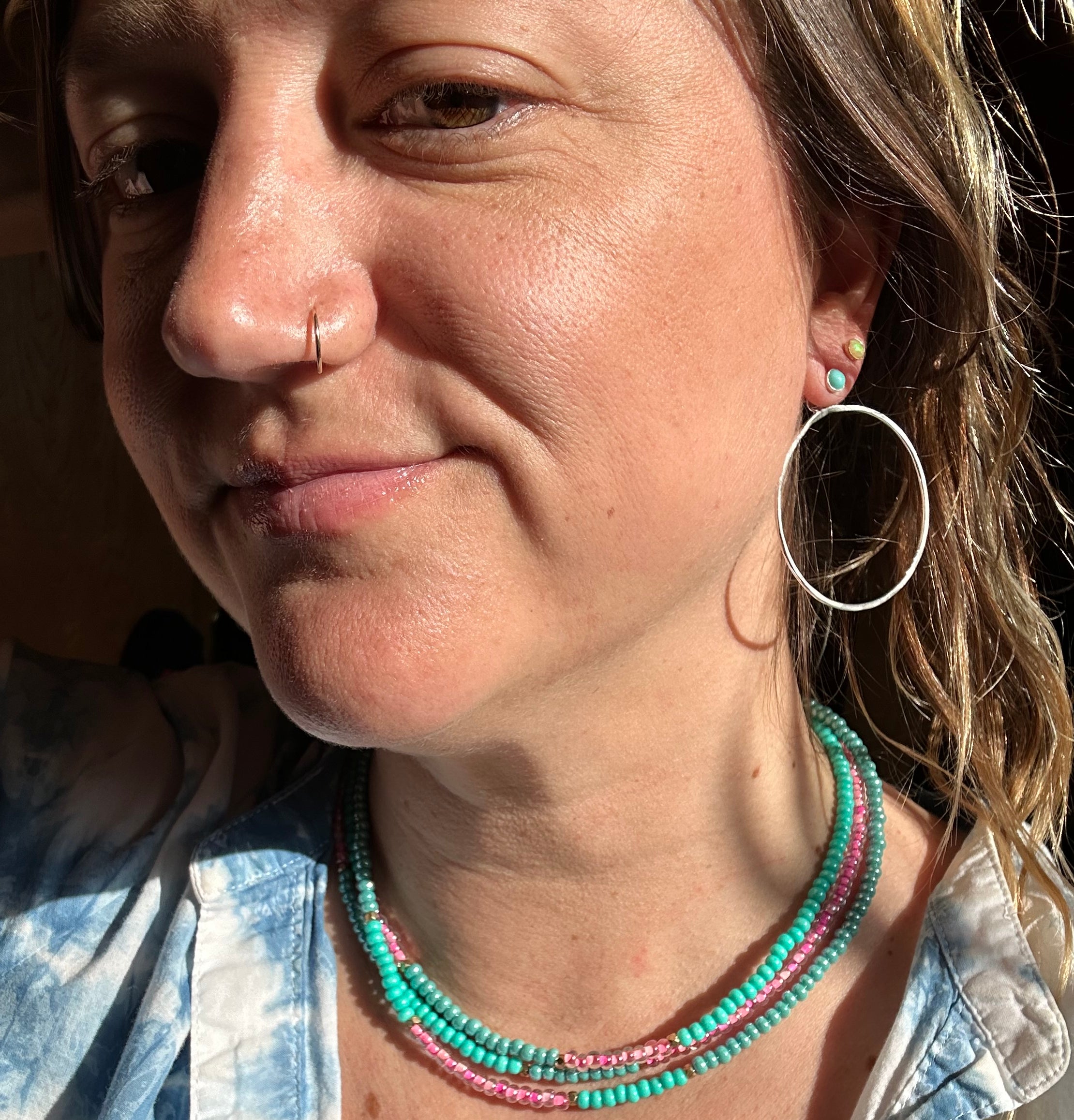 Solstice Necklace – Mermaid Layered Necklace - Jennifer Cervelli Jewelry