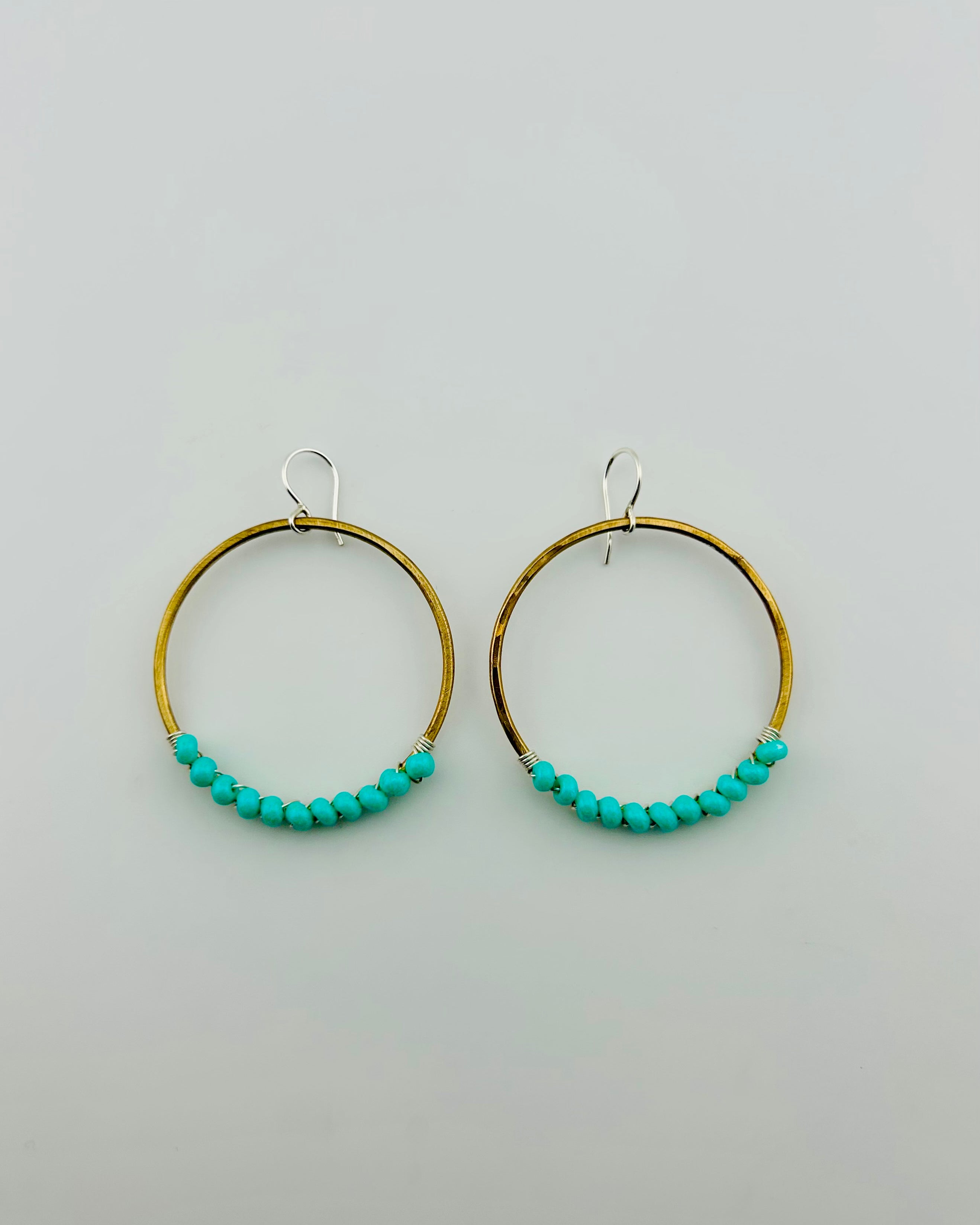 Solstice Hoops – Ocean Aura - Jennifer Cervelli Jewelry