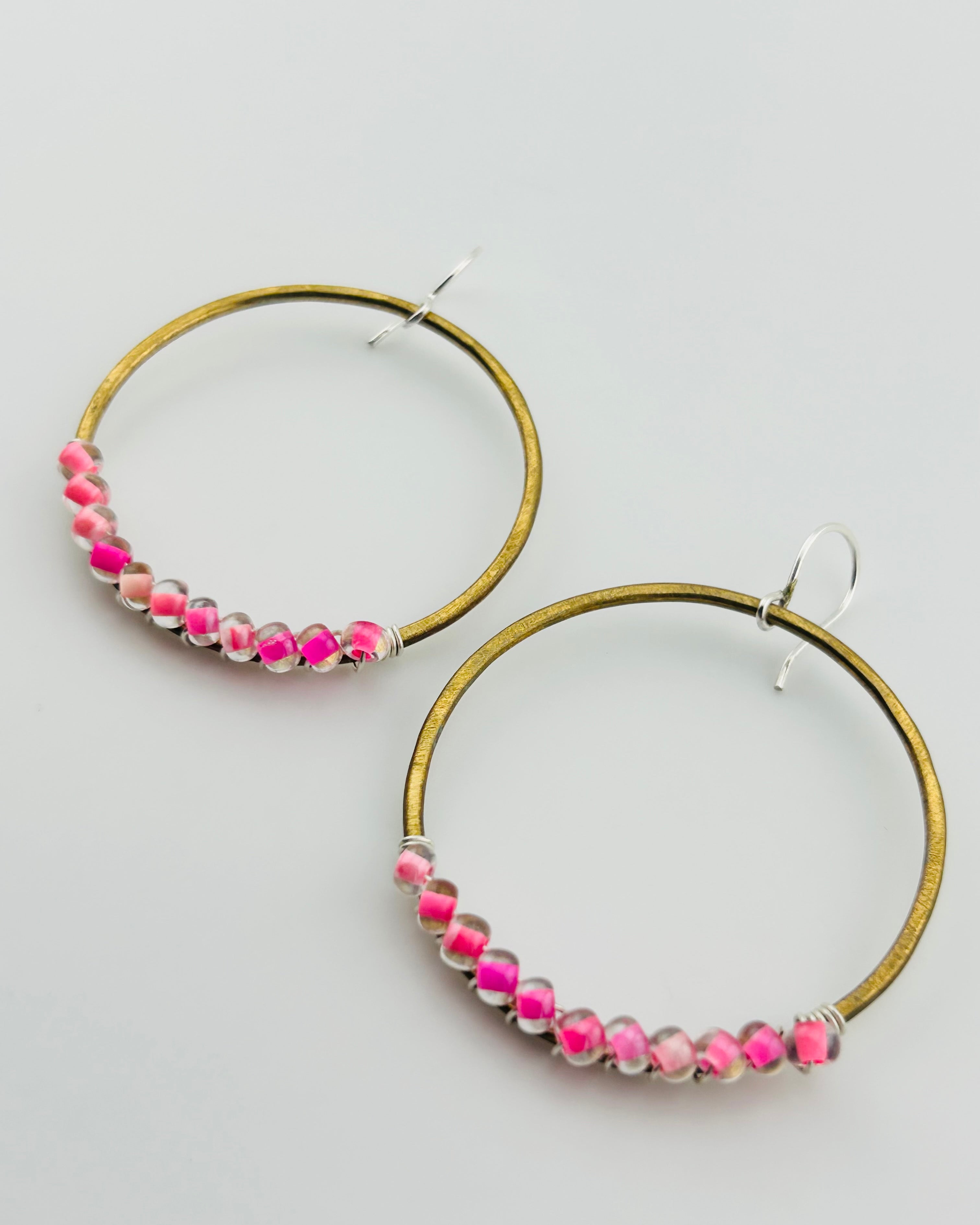 Solstice Hoops – Solar Flare - Jennifer Cervelli Jewelry