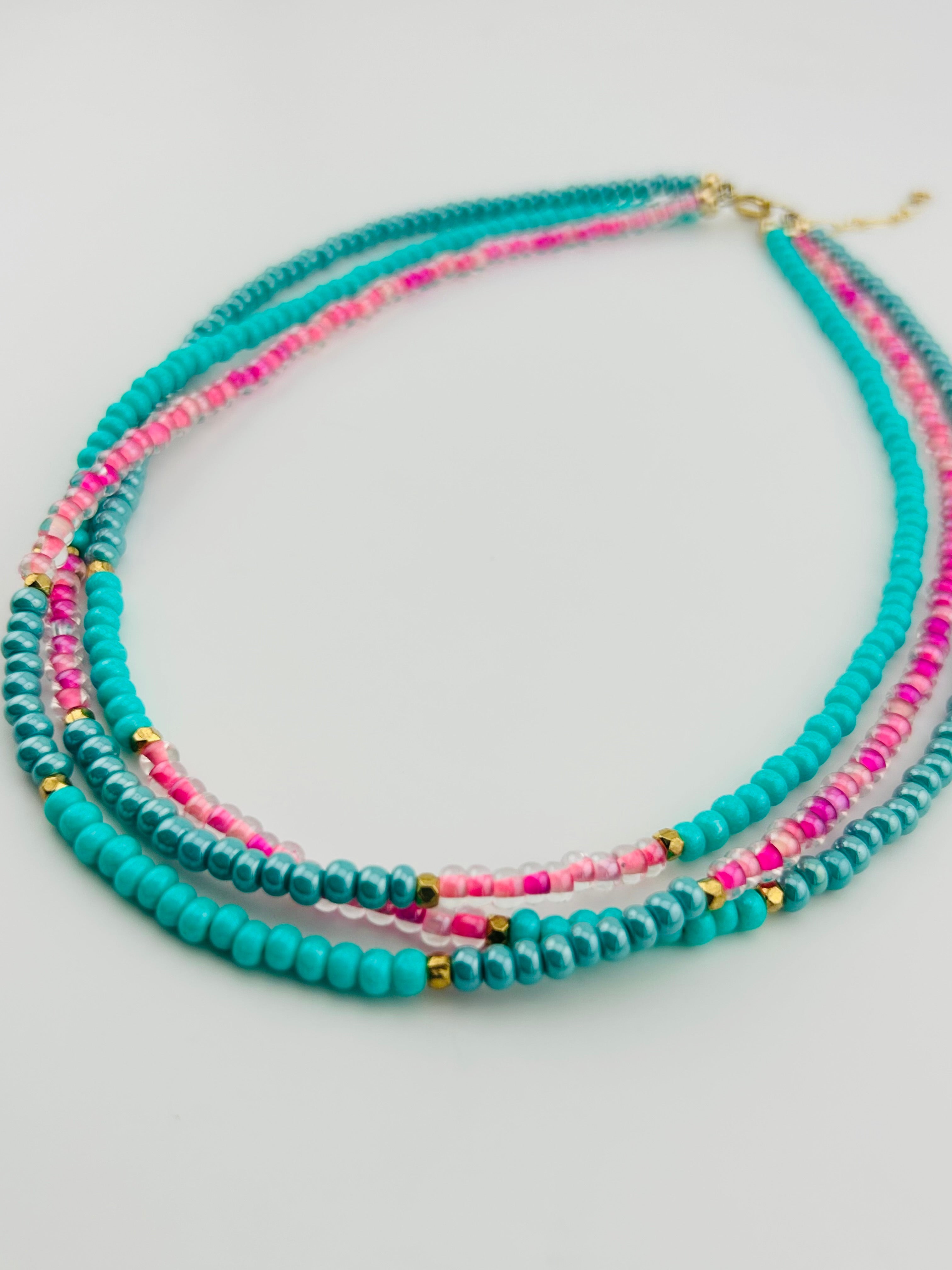 Solstice Necklace – Mermaid Layered Necklace - Jennifer Cervelli Jewelry