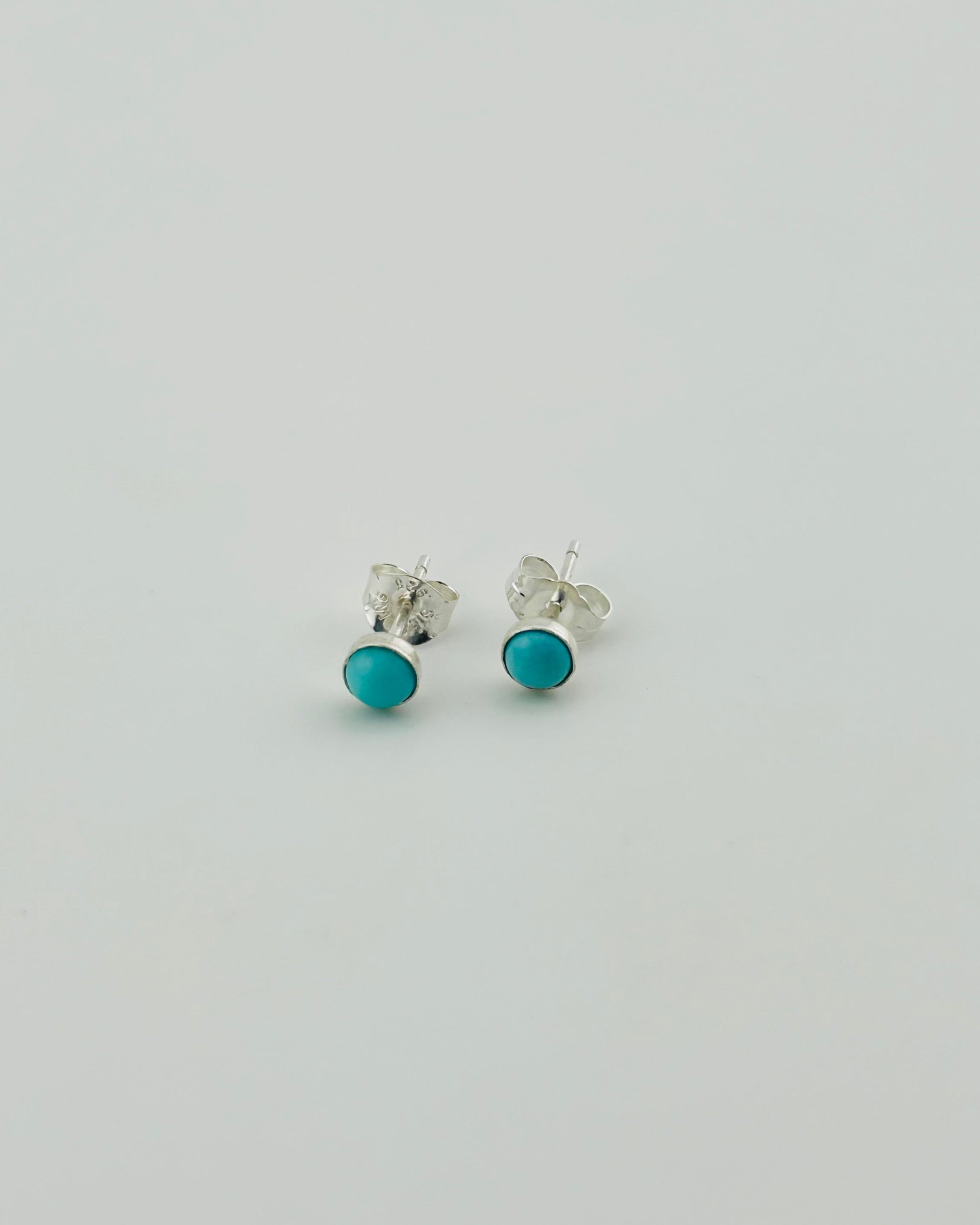 Turquoise Orbit Studs - Jennifer Cervelli Jewelry