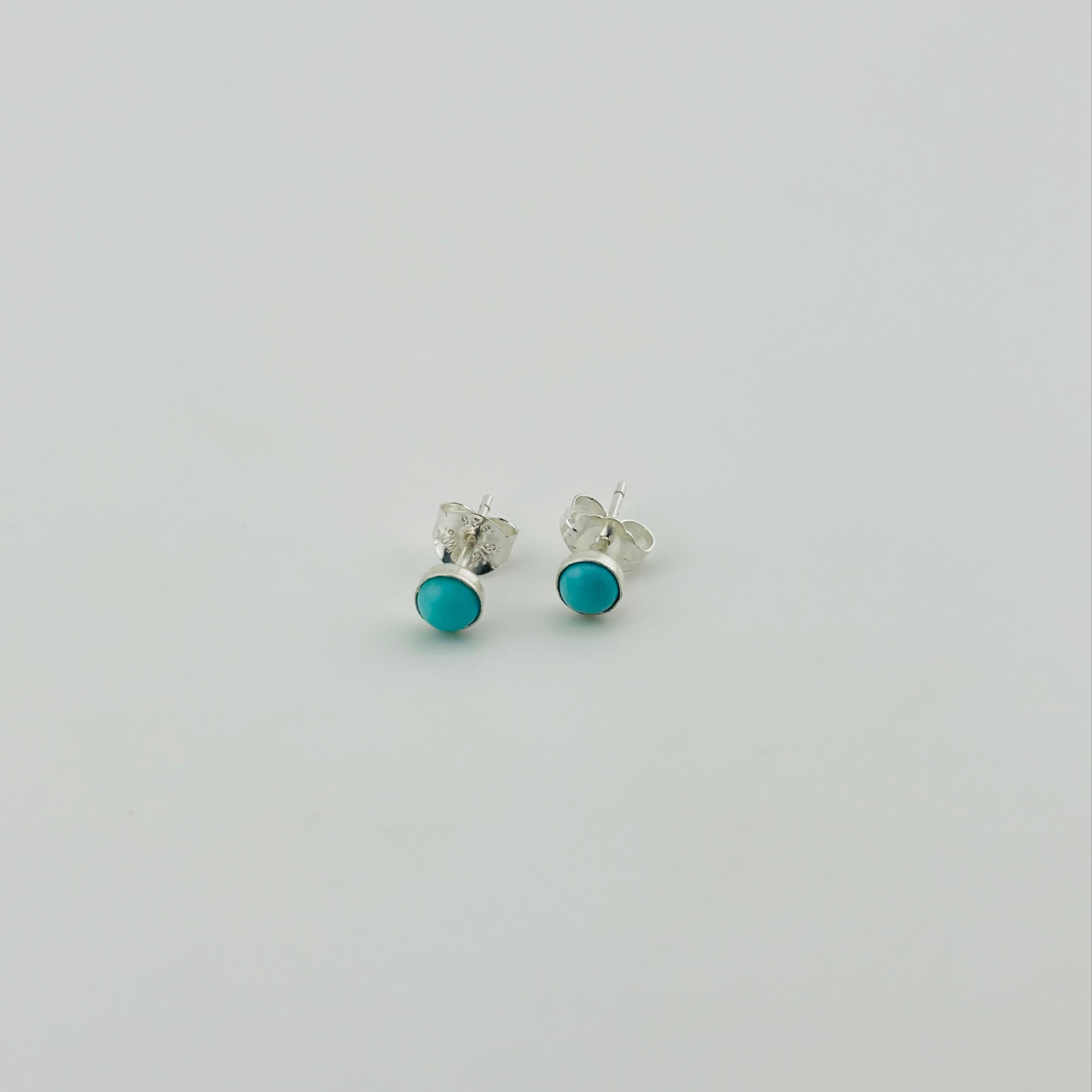 Turquoise Orbit Studs - Jennifer Cervelli Jewelry