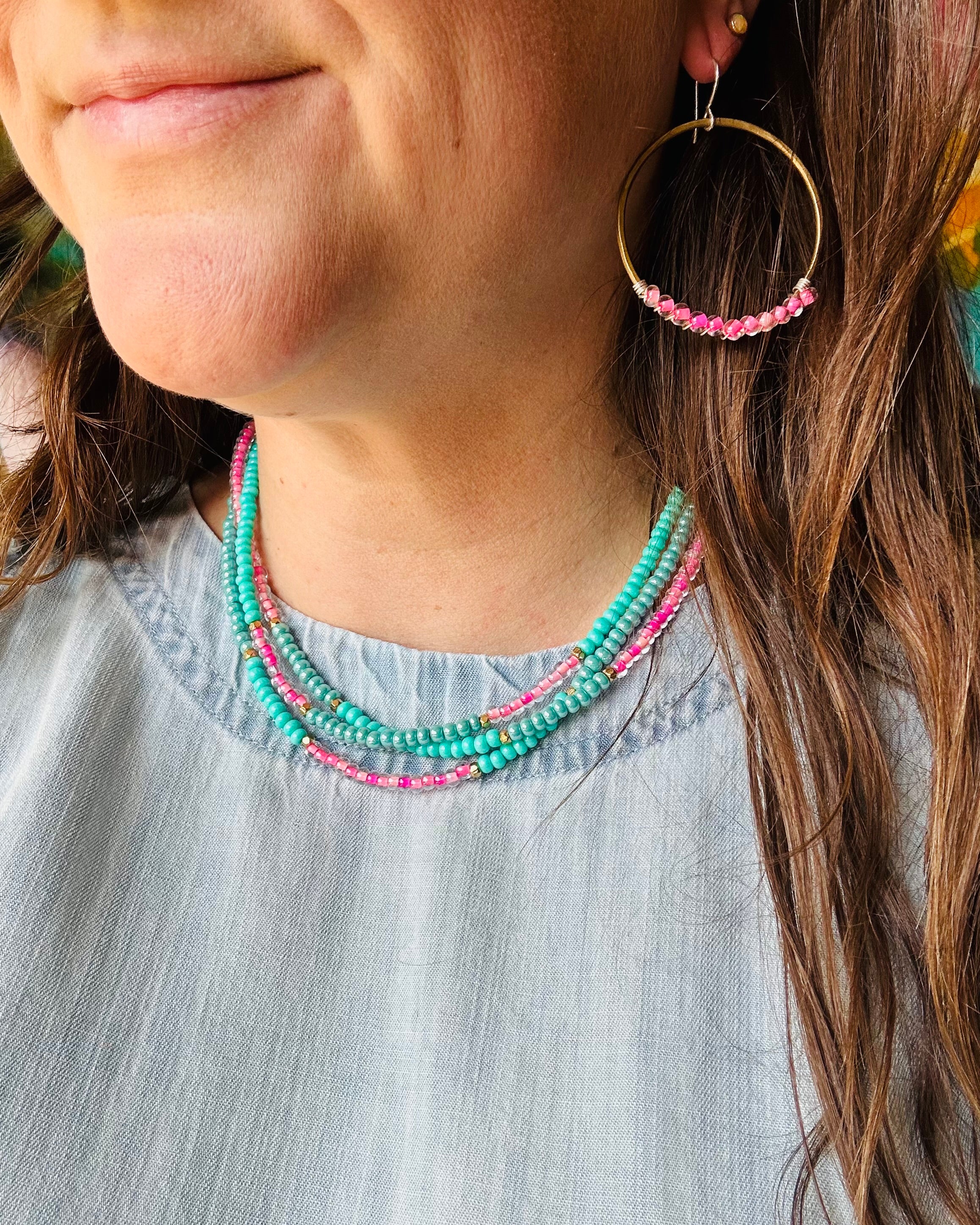 Solstice Hoops – Solar Flare - Jennifer Cervelli Jewelry