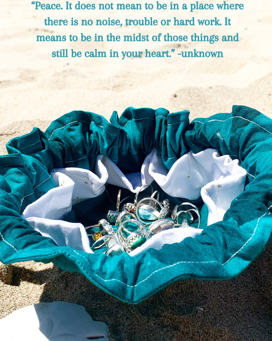 Wanderlust Jewelry Travel Pouch - Jennifer Cervelli Jewelry