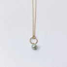 Pearl Drop Charm Necklace - Jennifer Cervelli Jewelry