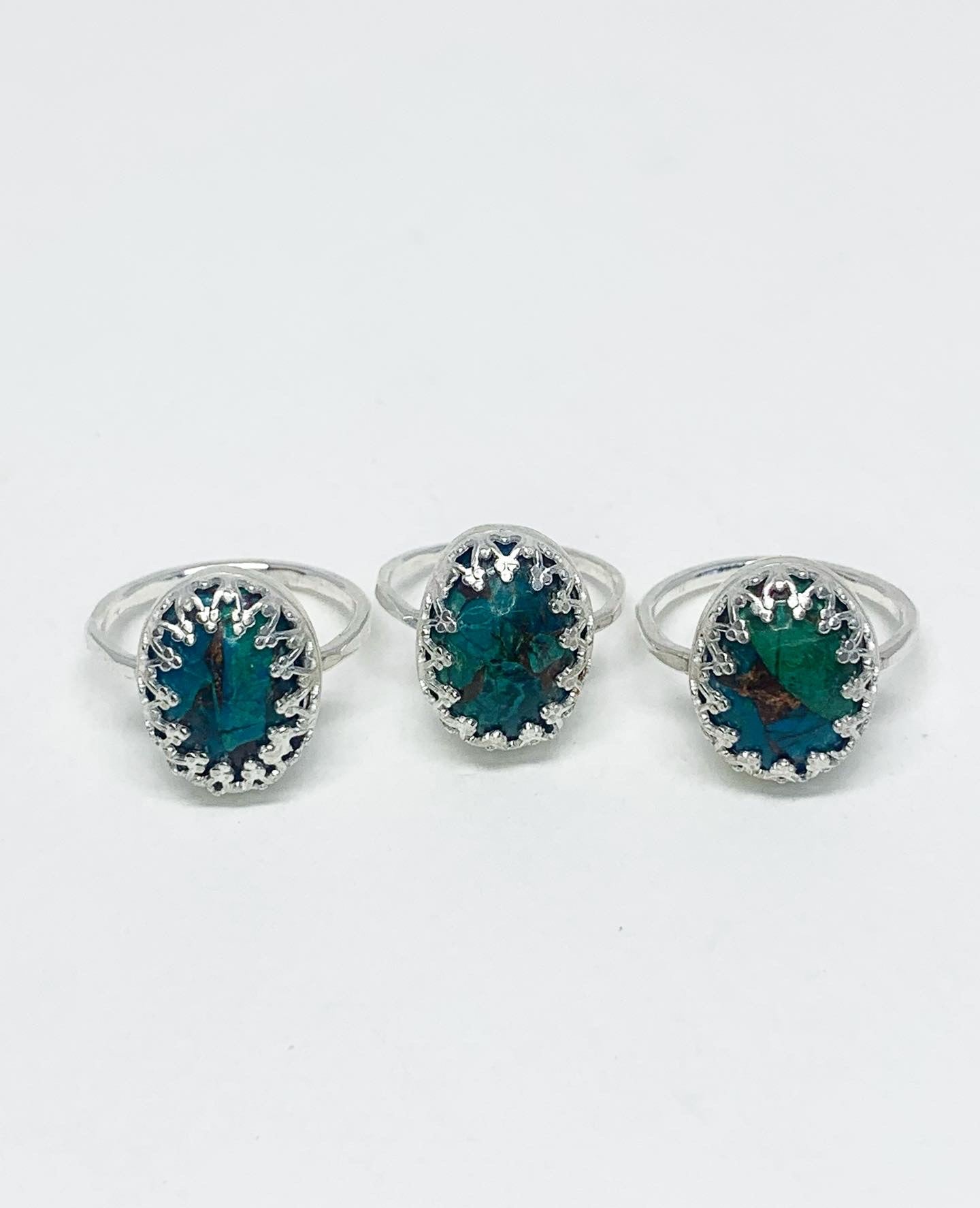 Chrysocolla Ring - Jennifer Cervelli Jewelry