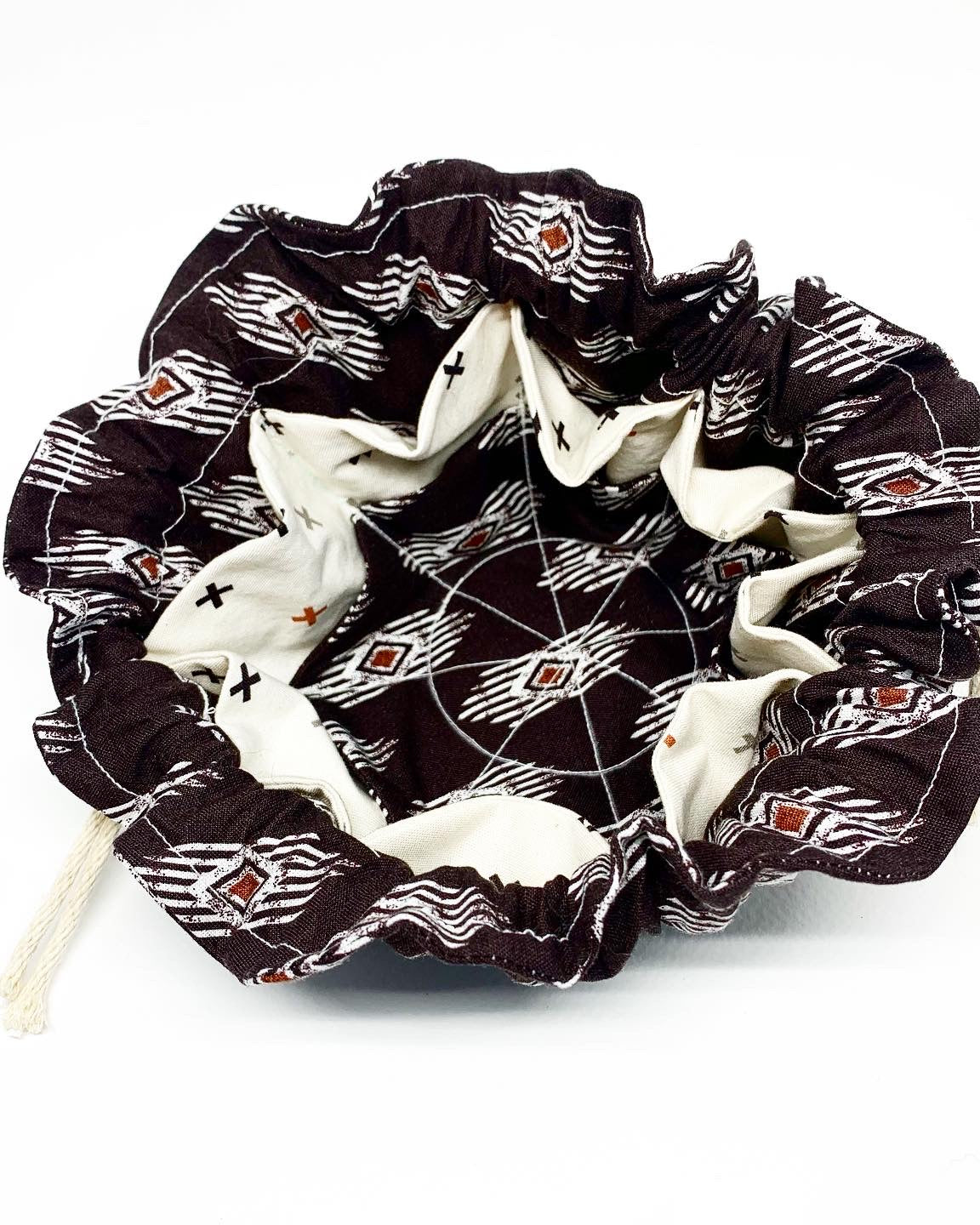 Wanderlust Jewelry Travel Pouch with drawstrings