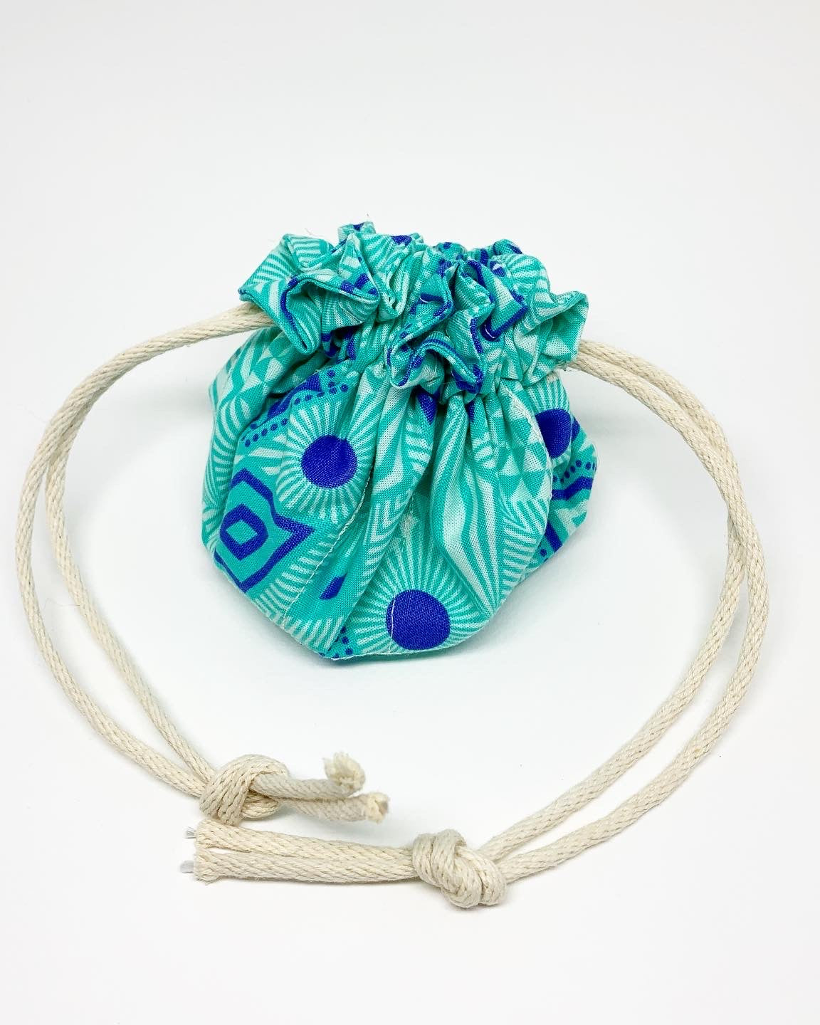 Wanderlust Jewelry Travel Pouch with drawstrings