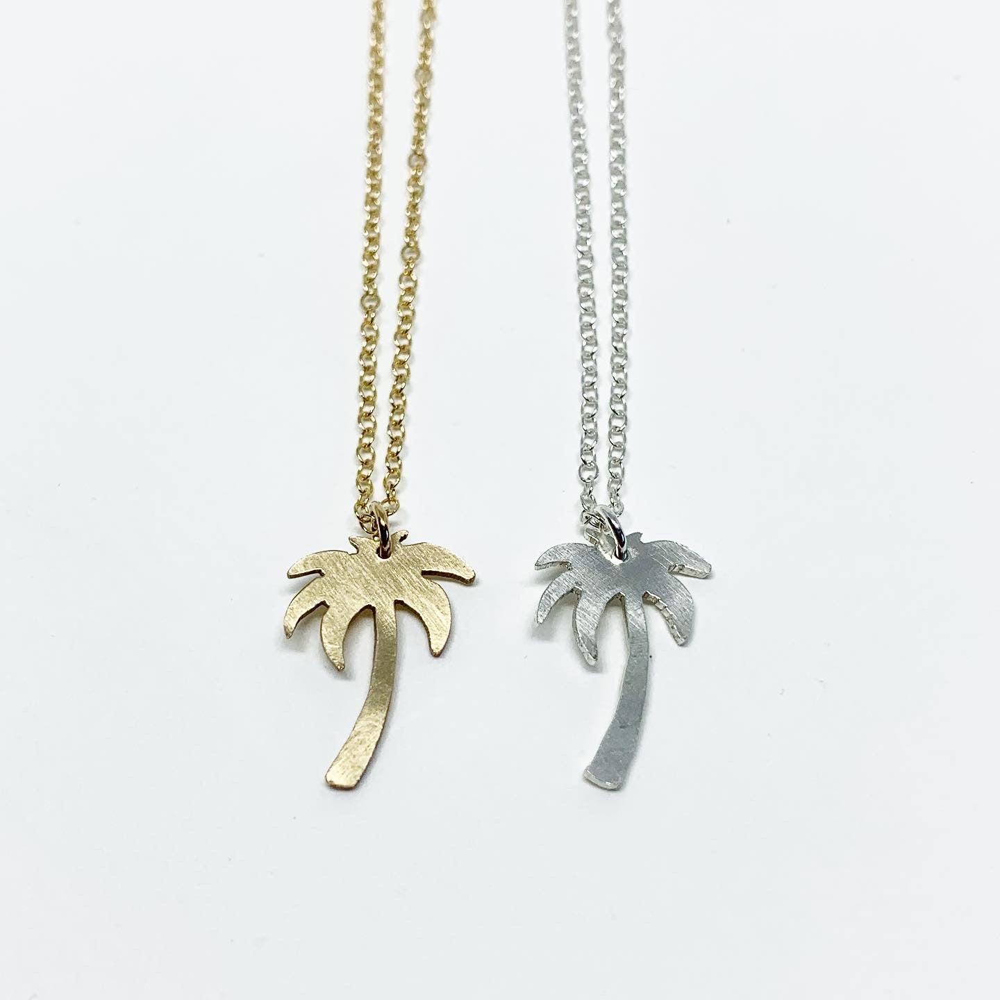 Palm Tree Charm Necklace - Jennifer Cervelli Jewelry