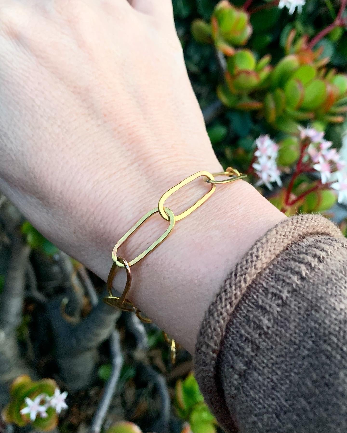 Paperclip Chain Bracelet - Jennifer Cervelli Jewelry