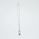 Pearl Drop Charm Necklace - Jennifer Cervelli Jewelry