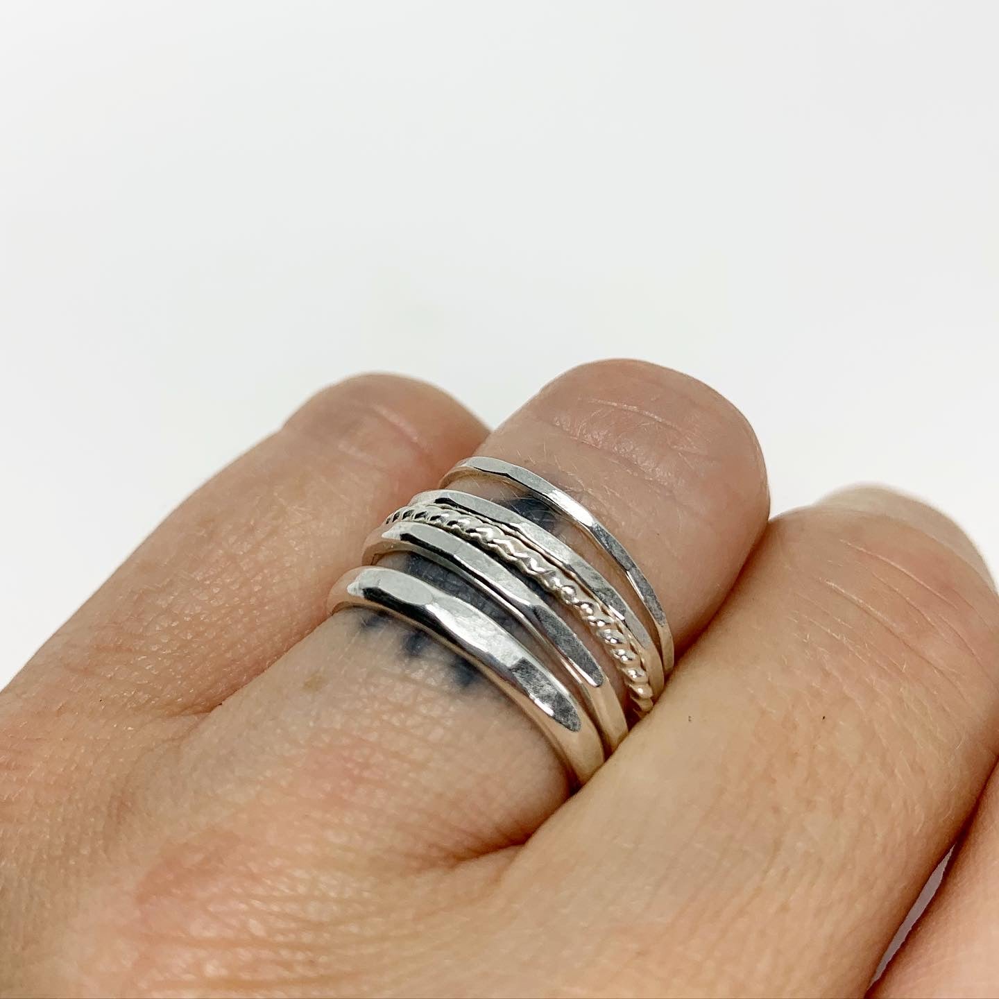 Bridal Stacking Ring Set - Jennifer Cervelli Jewelry