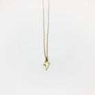 Mini Lightning Bolt Charm Necklace - Jennifer Cervelli Jewelry