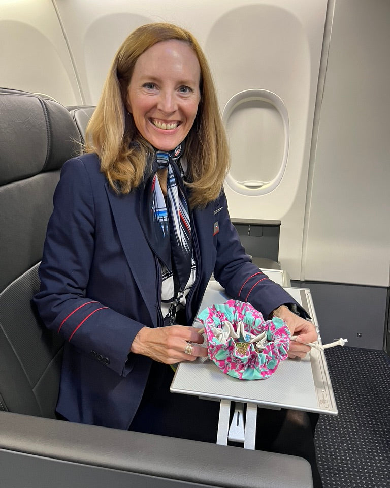 Wanderlust Jewelry Travel Pouch with drawstrings