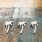 Palm Tree Charm Necklace - Jennifer Cervelli Jewelry