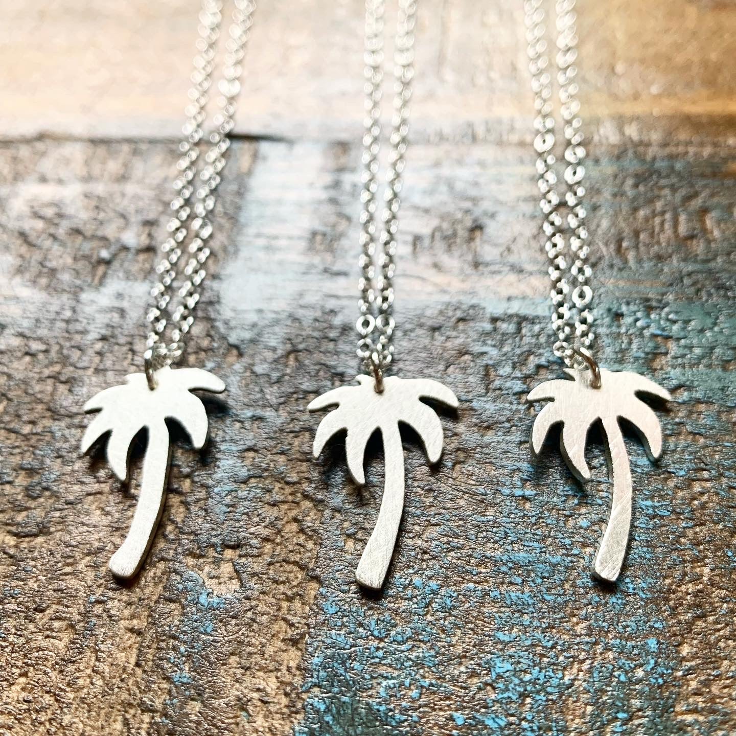 Palm Tree Charm Necklace - Jennifer Cervelli Jewelry