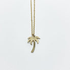 Palm Tree Charm Necklace - Jennifer Cervelli Jewelry