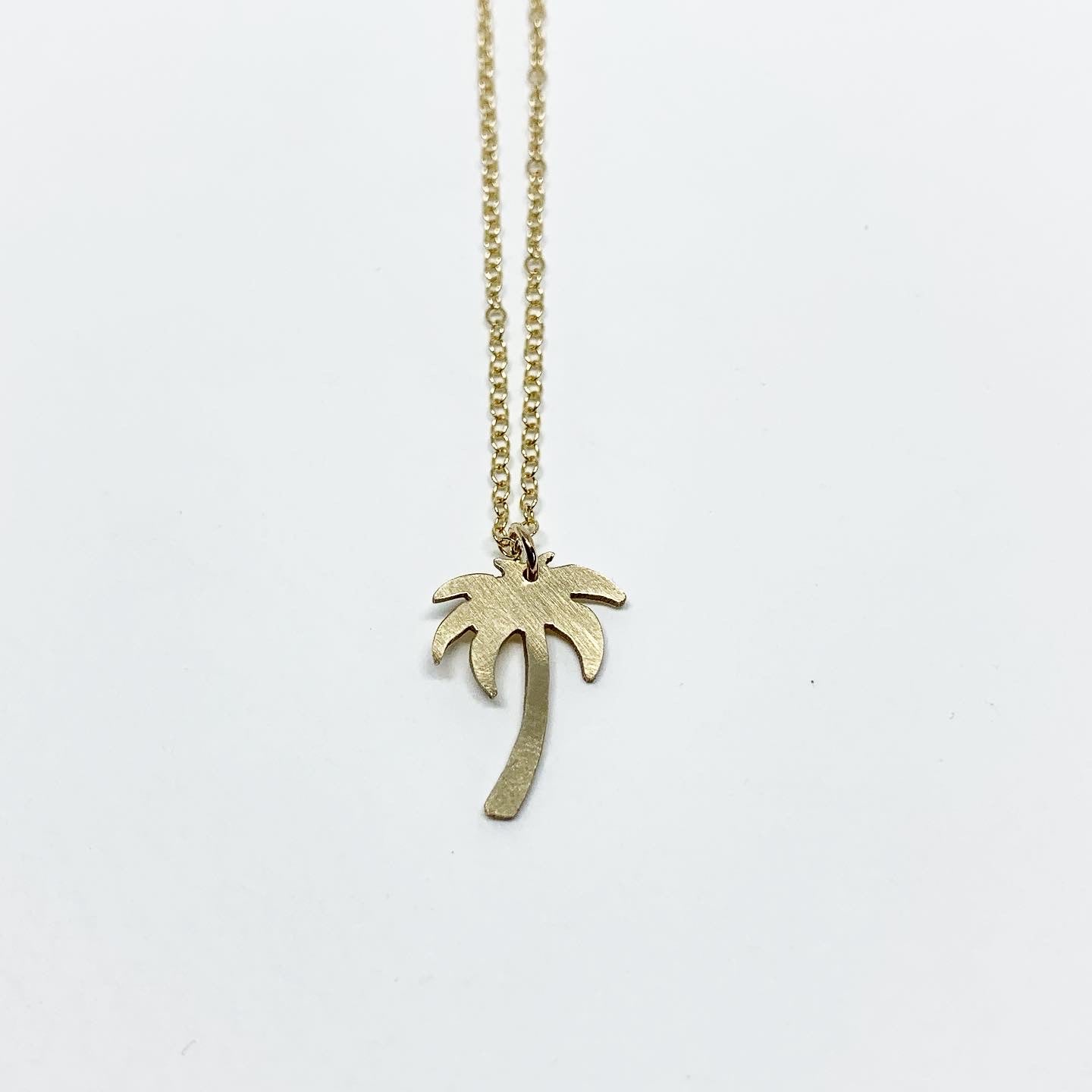 Palm Tree Charm Necklace - Jennifer Cervelli Jewelry