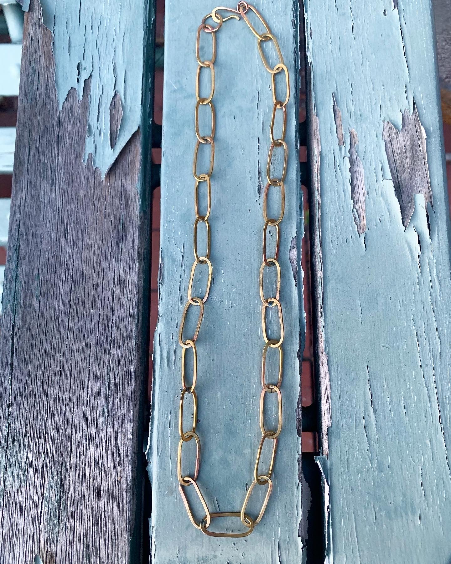 Paperclip Chain Necklace - Jennifer Cervelli Jewelry