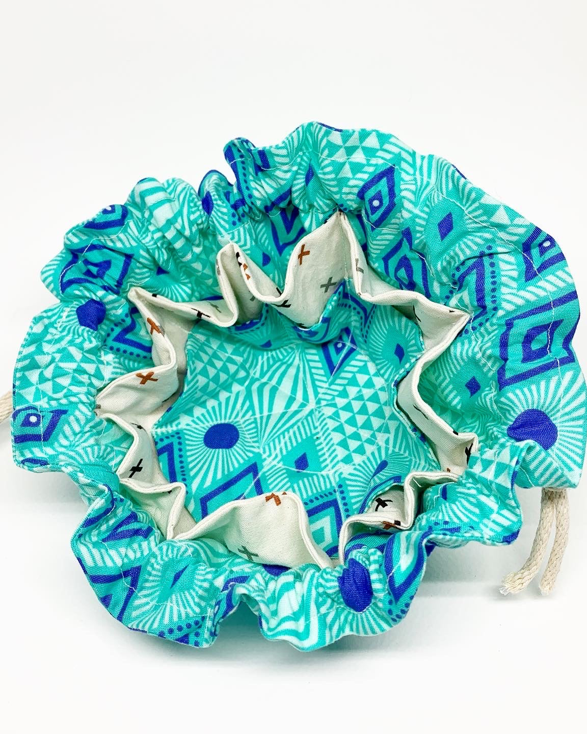 Wanderlust Jewelry Travel Pouch with drawstrings