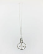 Peace Sign Necklace - Small - Jennifer Cervelli Jewelry