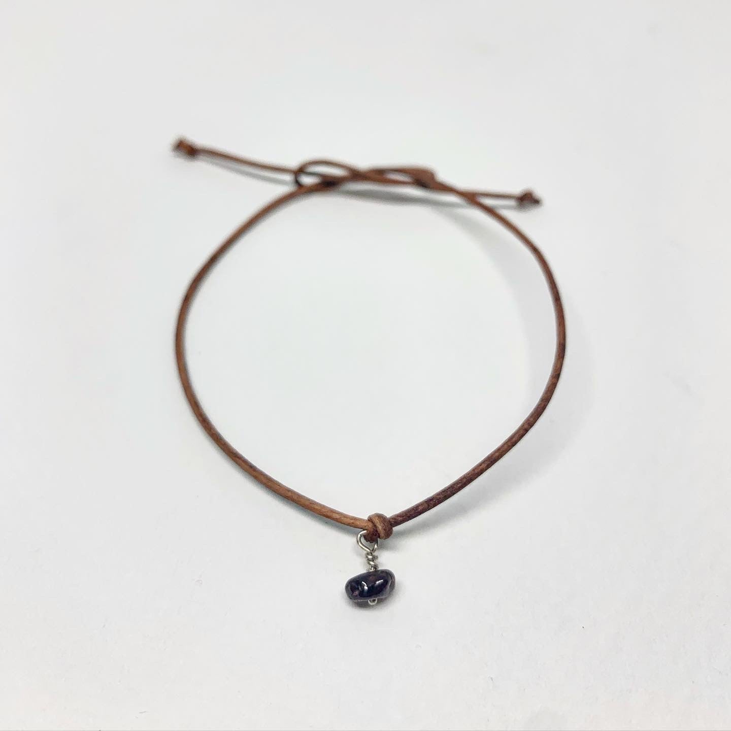 Garnet Wish Bracelet - Jennifer Cervelli Jewelry