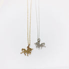 Mini Unicorn Charm Necklace - Jennifer Cervelli Jewelry