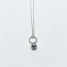 Pearl Drop Charm Necklace - Jennifer Cervelli Jewelry