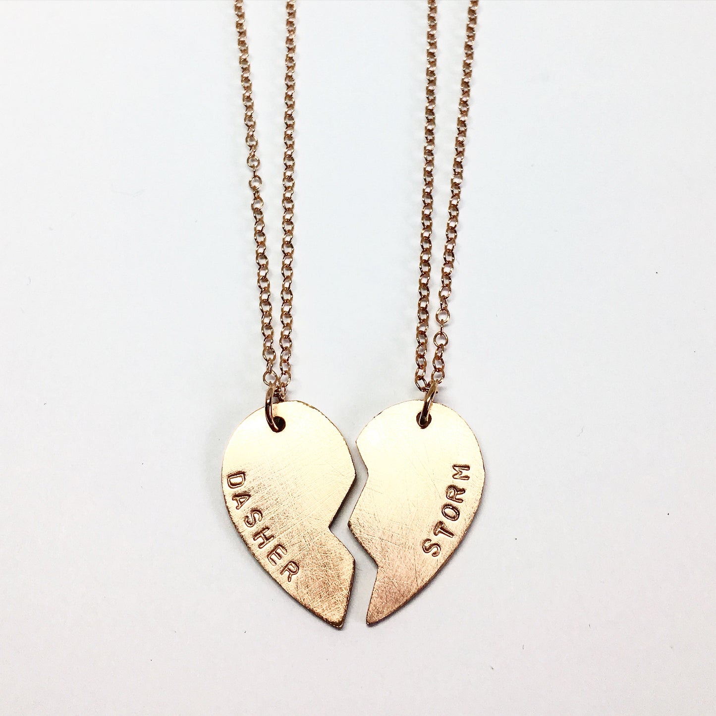 Best Friends Heart Necklaces - Jennifer Cervelli Jewelry