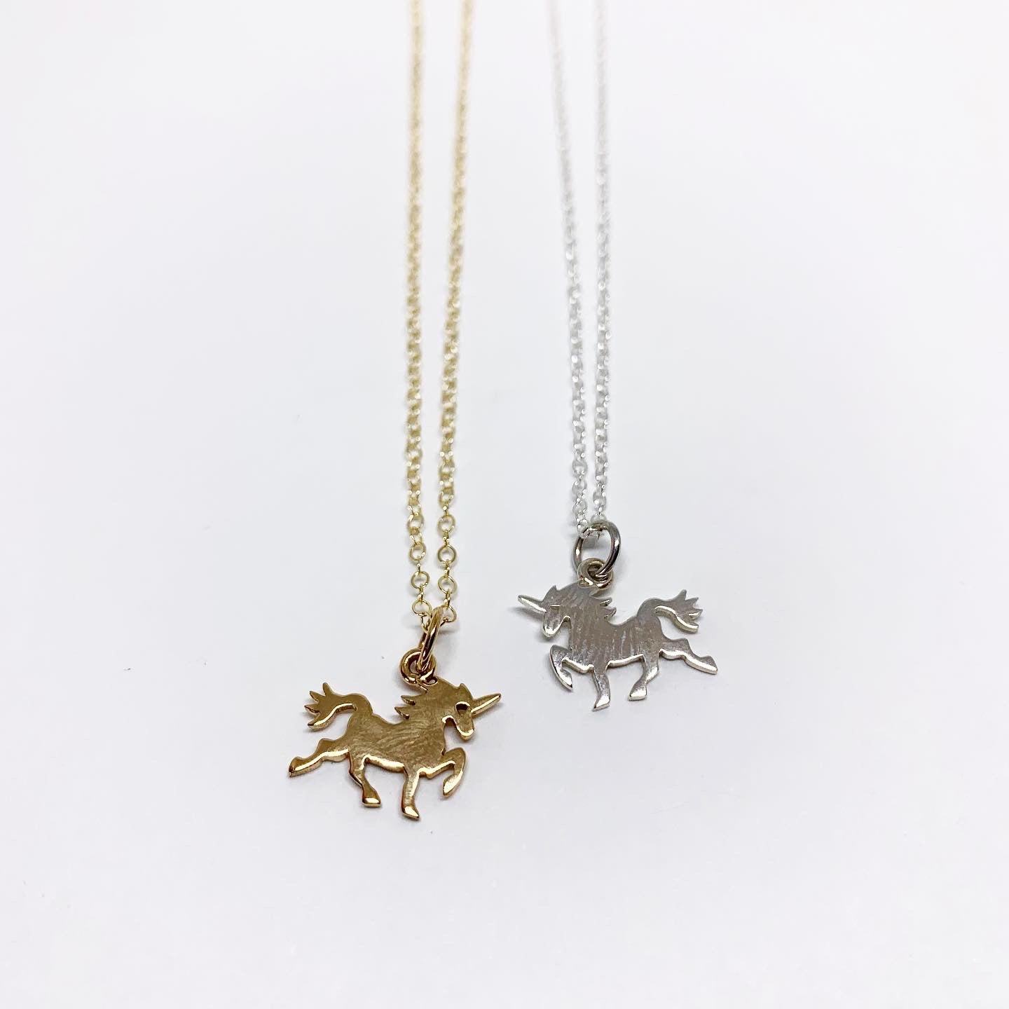 Mini Unicorn Charm Necklace - Jennifer Cervelli Jewelry