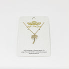 Palm Tree Charm Necklace - Jennifer Cervelli Jewelry