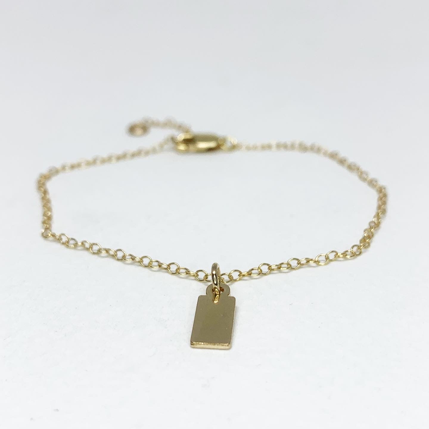 Initial Tag Bracelet - Jennifer Cervelli Jewelry