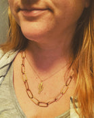 Paperclip Chain Necklace - Jennifer Cervelli Jewelry